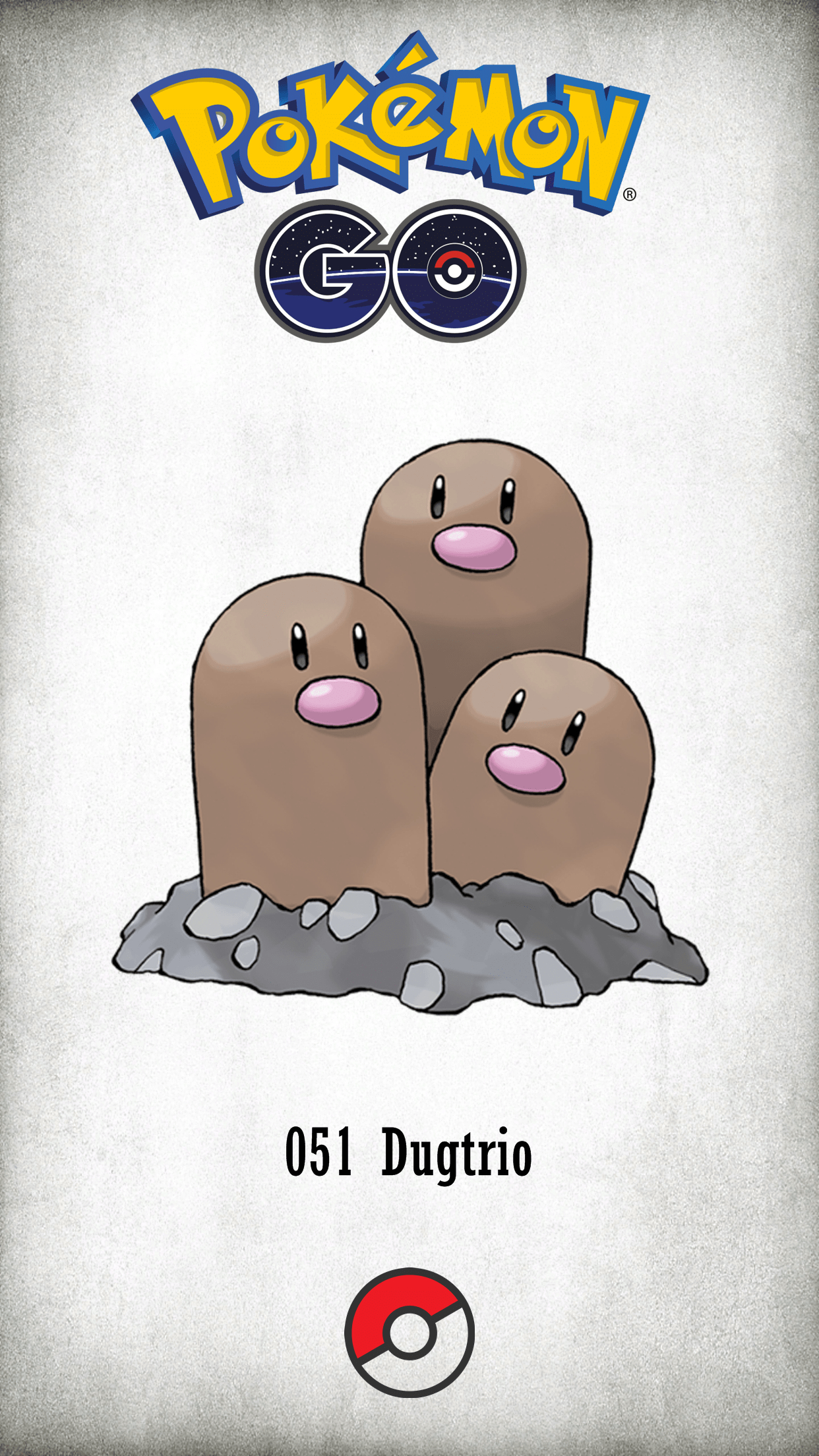 1250x2210 Character Dugtrio, Phone