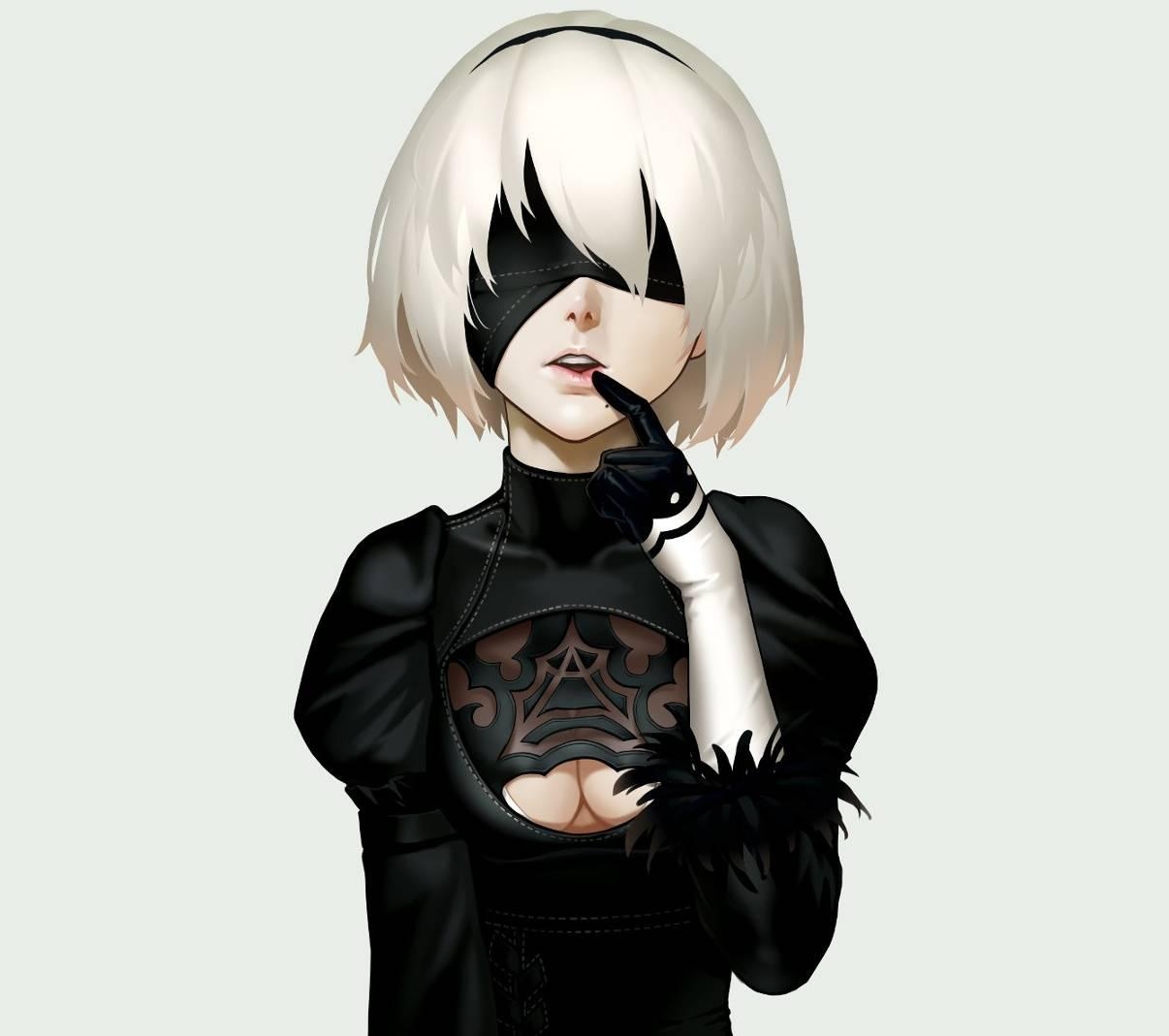 1210x1070 Nier Automata 2B Wallpaper, Desktop