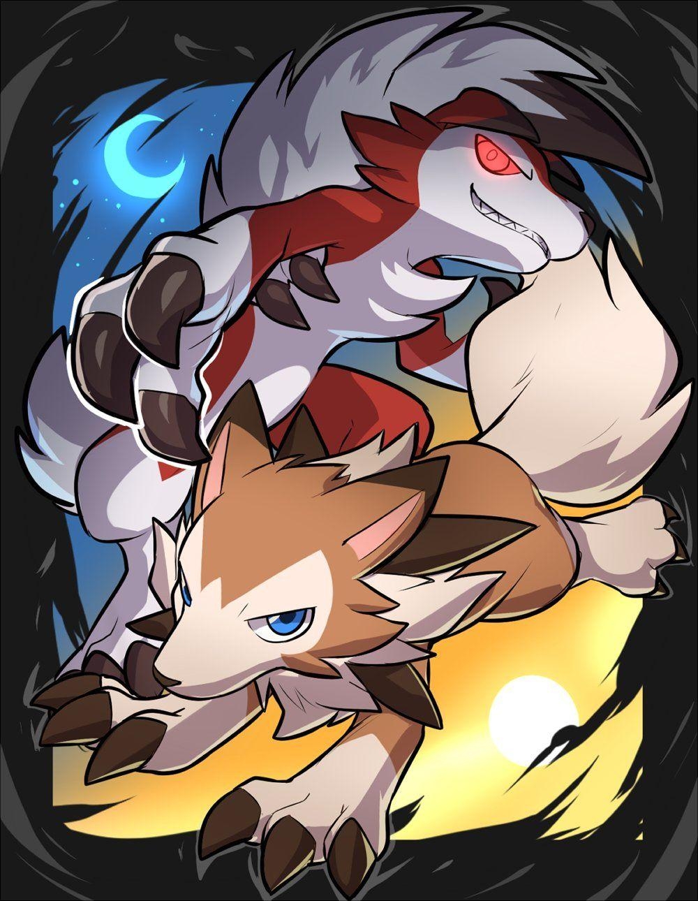 1000x1290 Lycanroc midnight and midday form. Pokemon. Pokémon, Phone