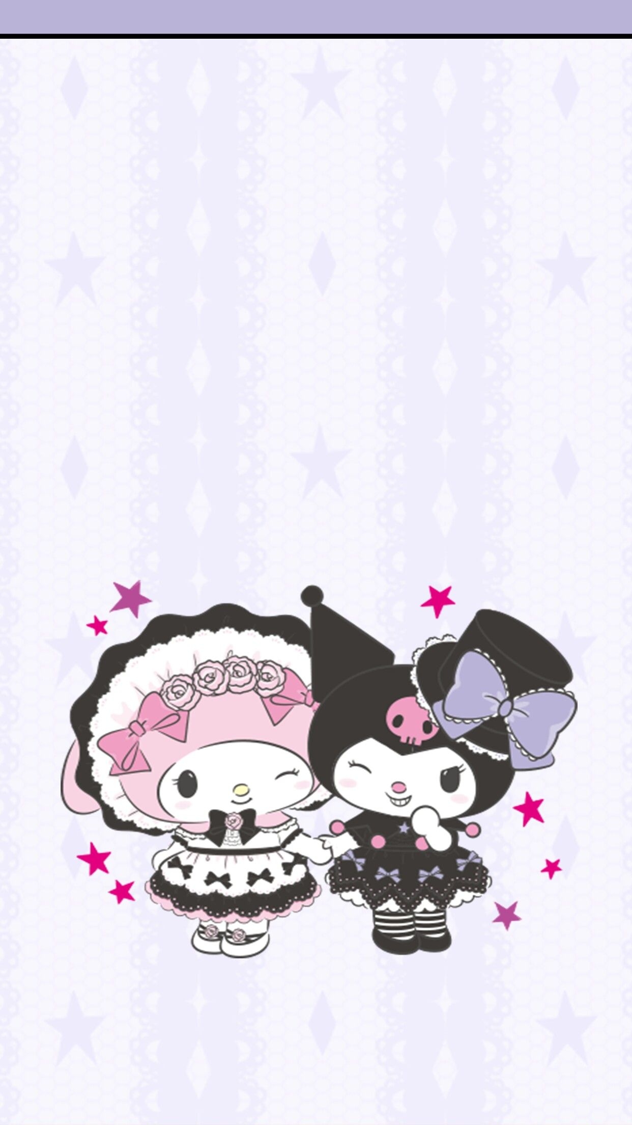 1250x2210 My Melody Kuromi Wallpaper Free My Melody Kuromi Background, Phone