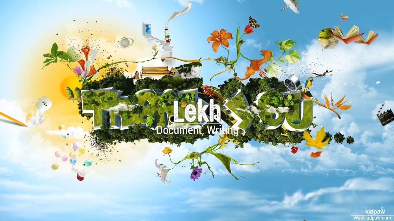 1370x770 Lekh 3D Name Wallpaper for Mobile, Write लेख Name on Photo Online, Desktop