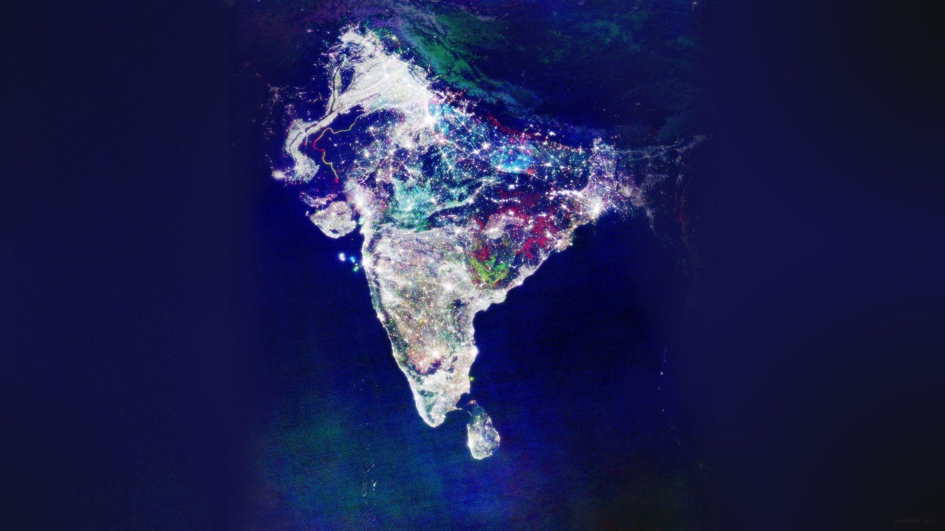 1920x1080 Indian Map HD Image, Desktop