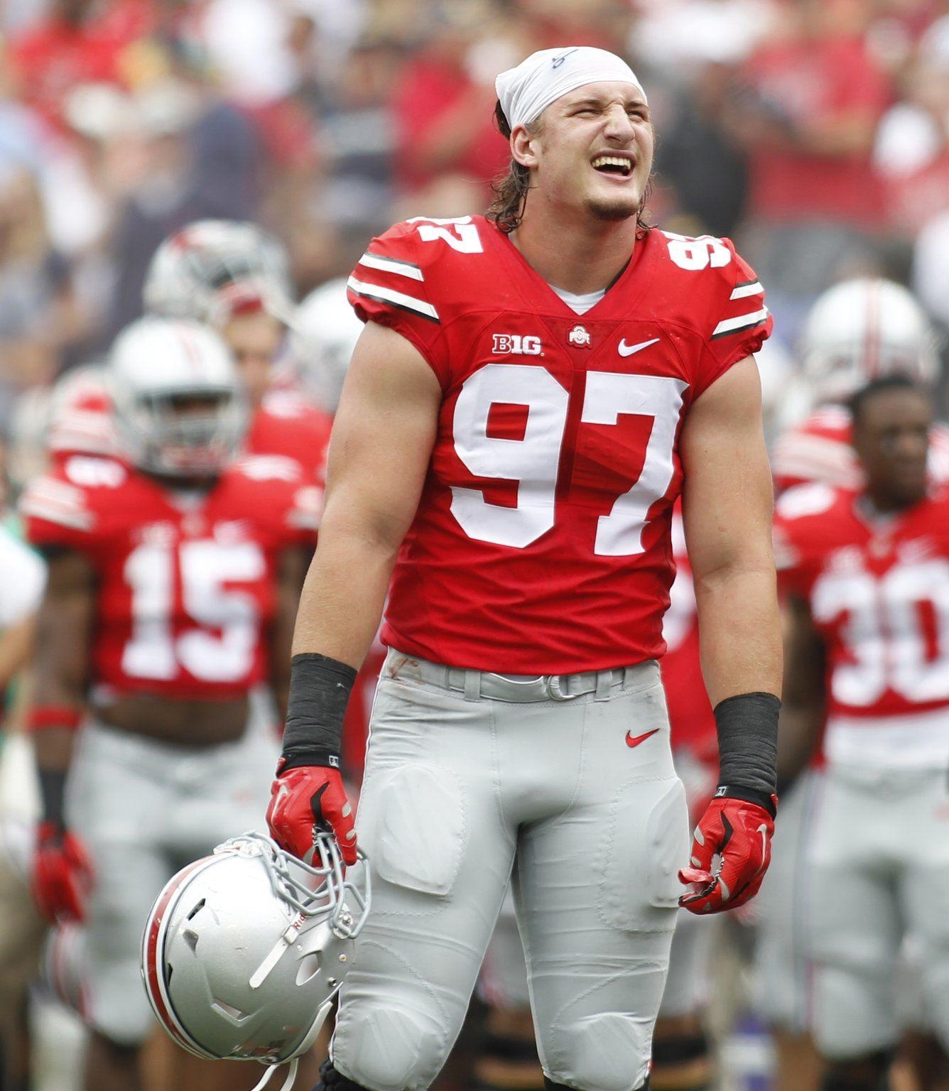 1340x1540 HD Joey Bosa Wallpaper. Ohio State Buckeyes Buckeyes. Ohio State, Phone