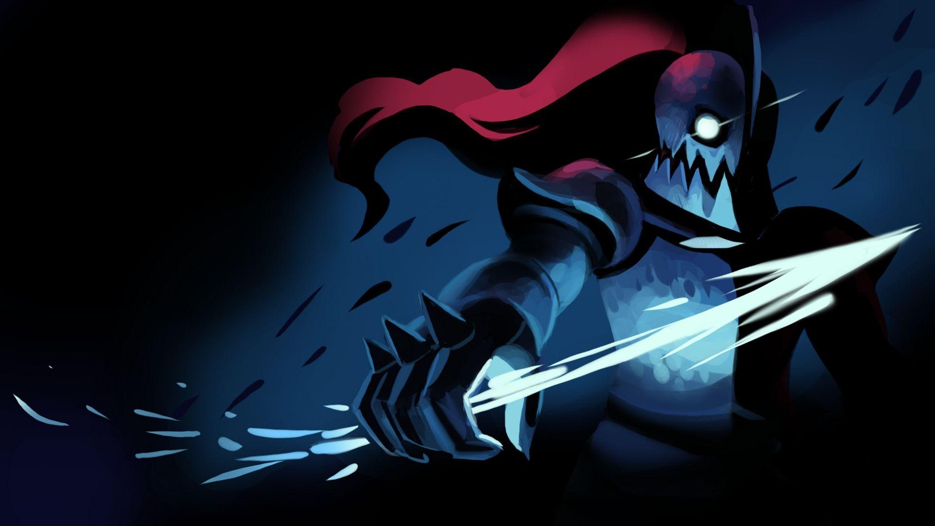 1920x1080 Undyne (Undertale) HD Wallpaper, Desktop