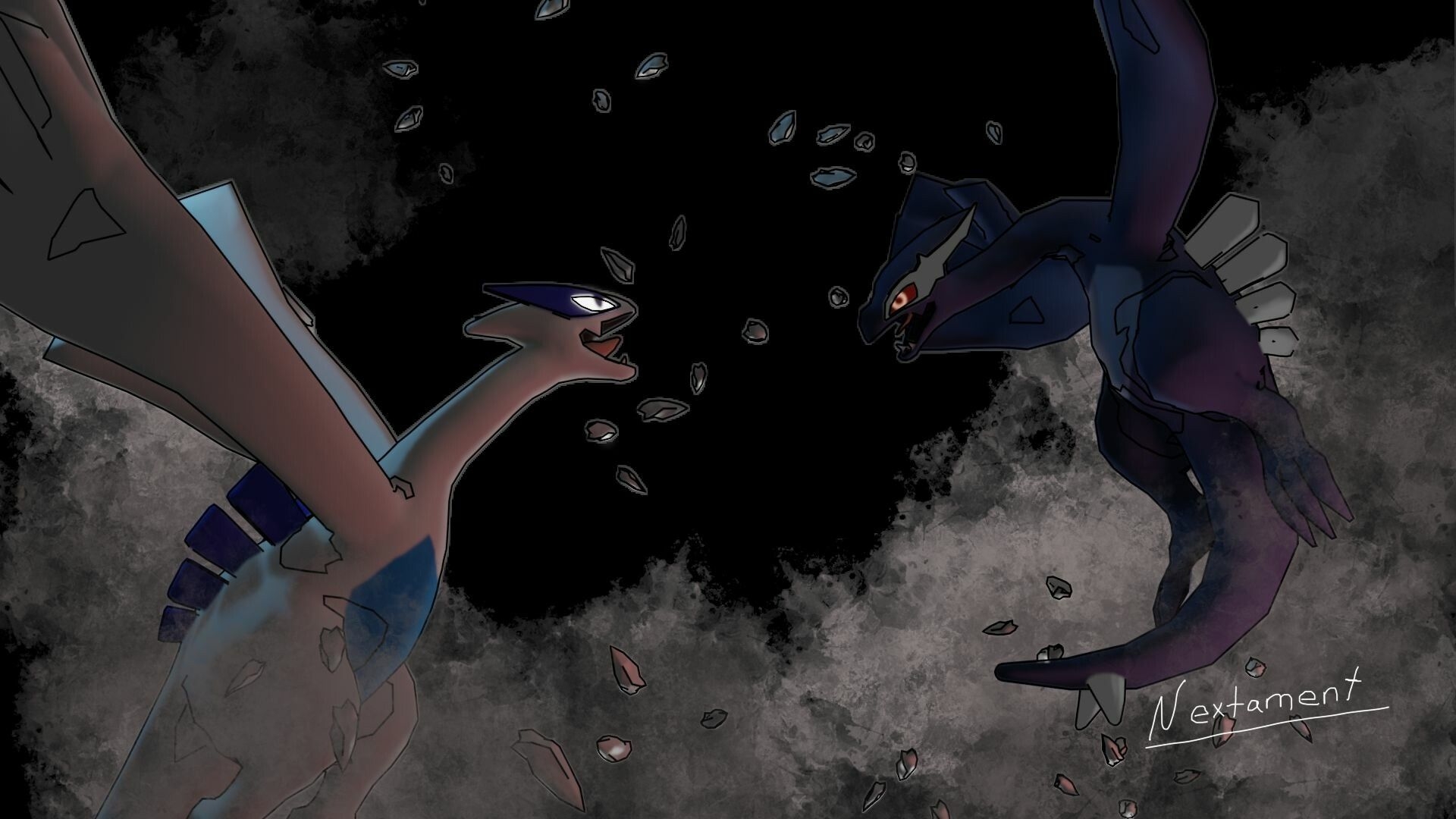 1920x1080 Nextament _ vs. Shadow Lugia, Desktop