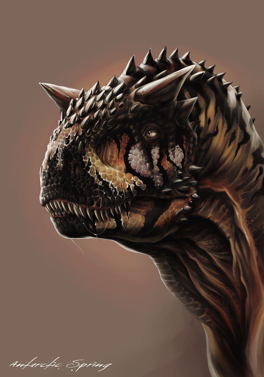 840x1200 Carnotaurus III by AntarcticSpring. Animal Art, Phone