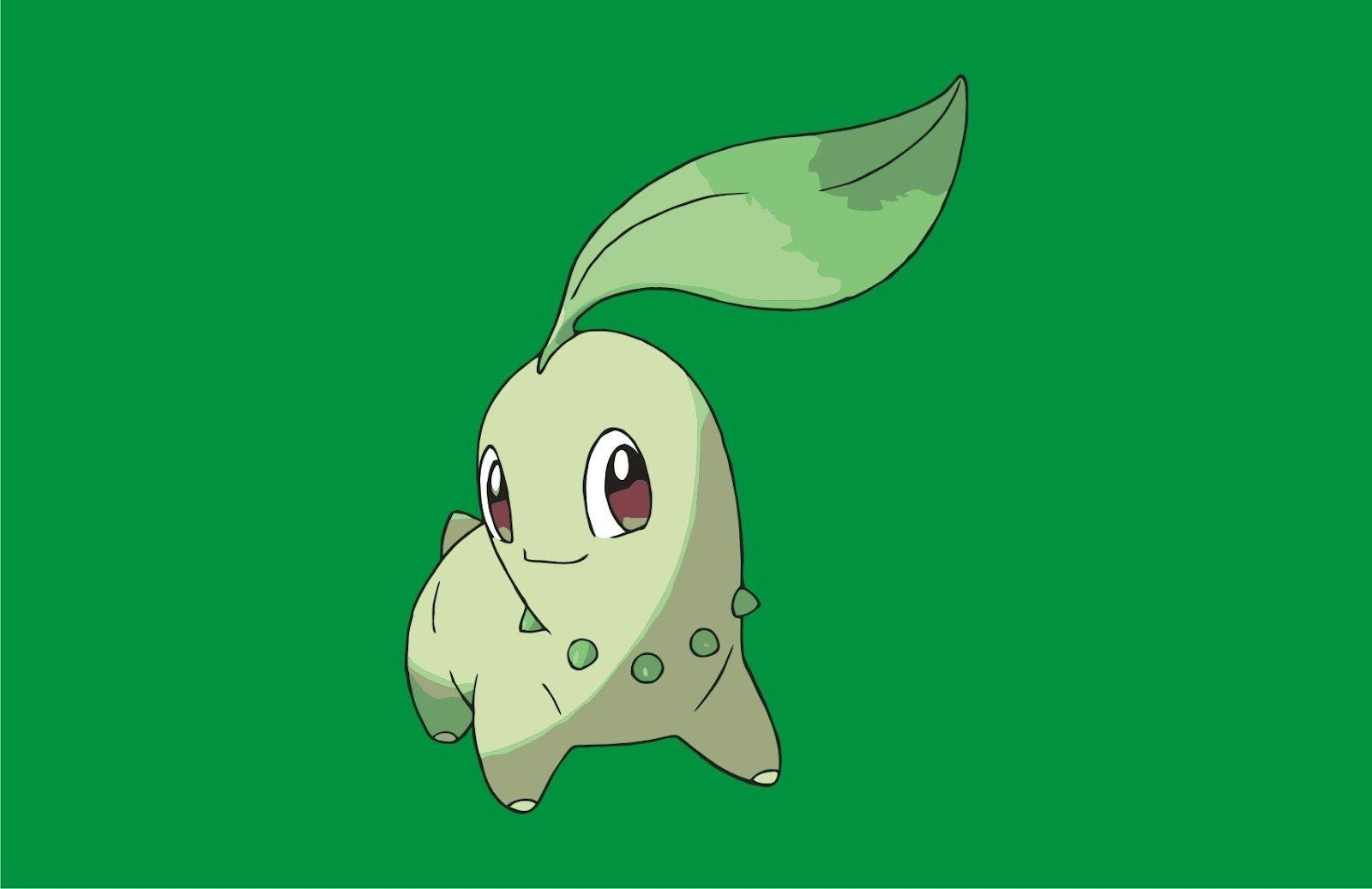 1600x1040 Pokemon Chikorita, Desktop