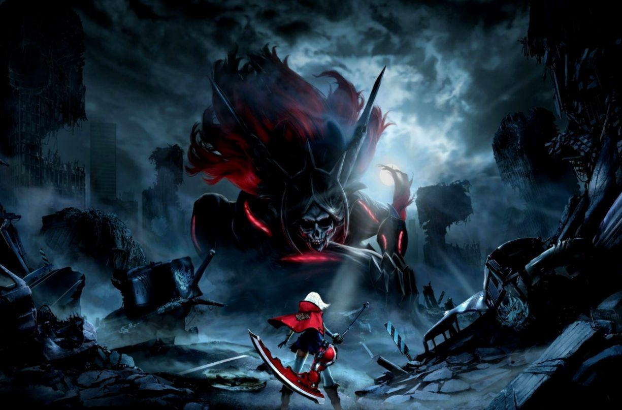 1230x810 Wallpaper Anime Game God Eater Scythe Aragami Livie Eater, Desktop