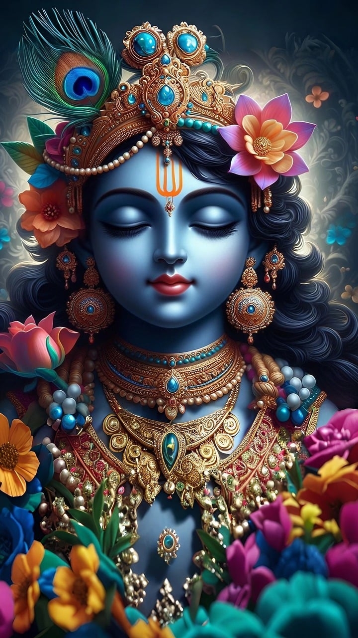 720x1280 Download, Lord Krishna, Phone