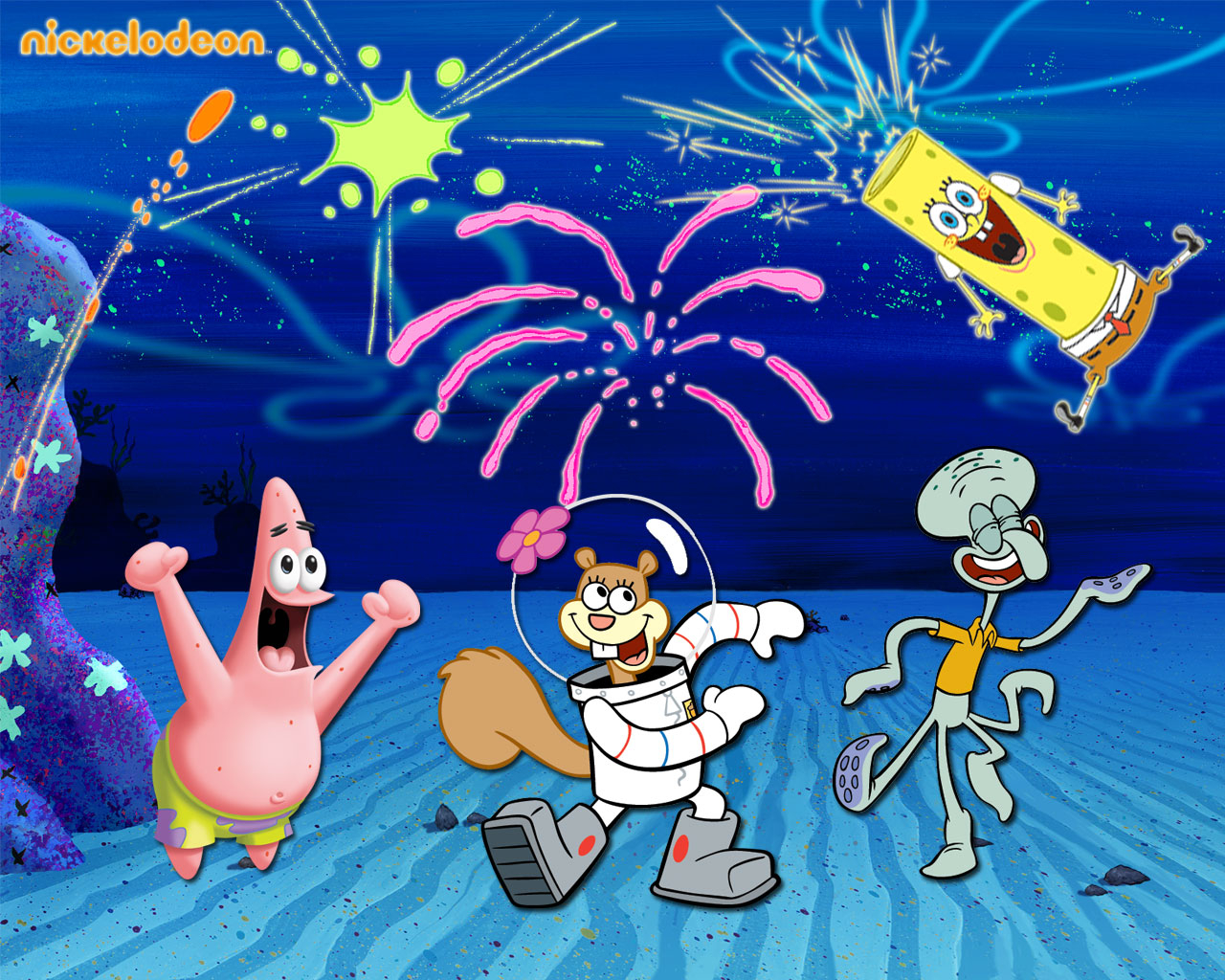 1280x1030 Spongebob Squarepants And Friends, Desktop