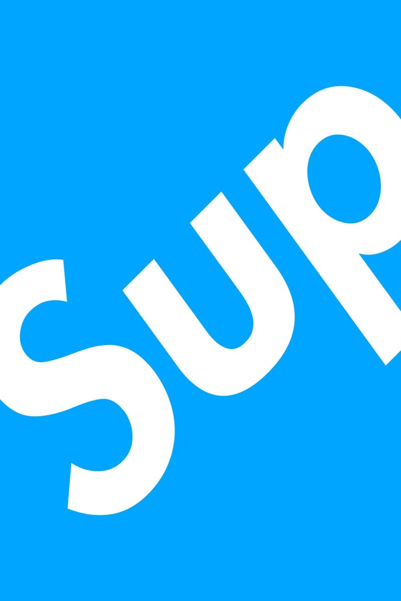 800x1200 Blue Supreme Wallpaper Free Blue Supreme Background, Phone