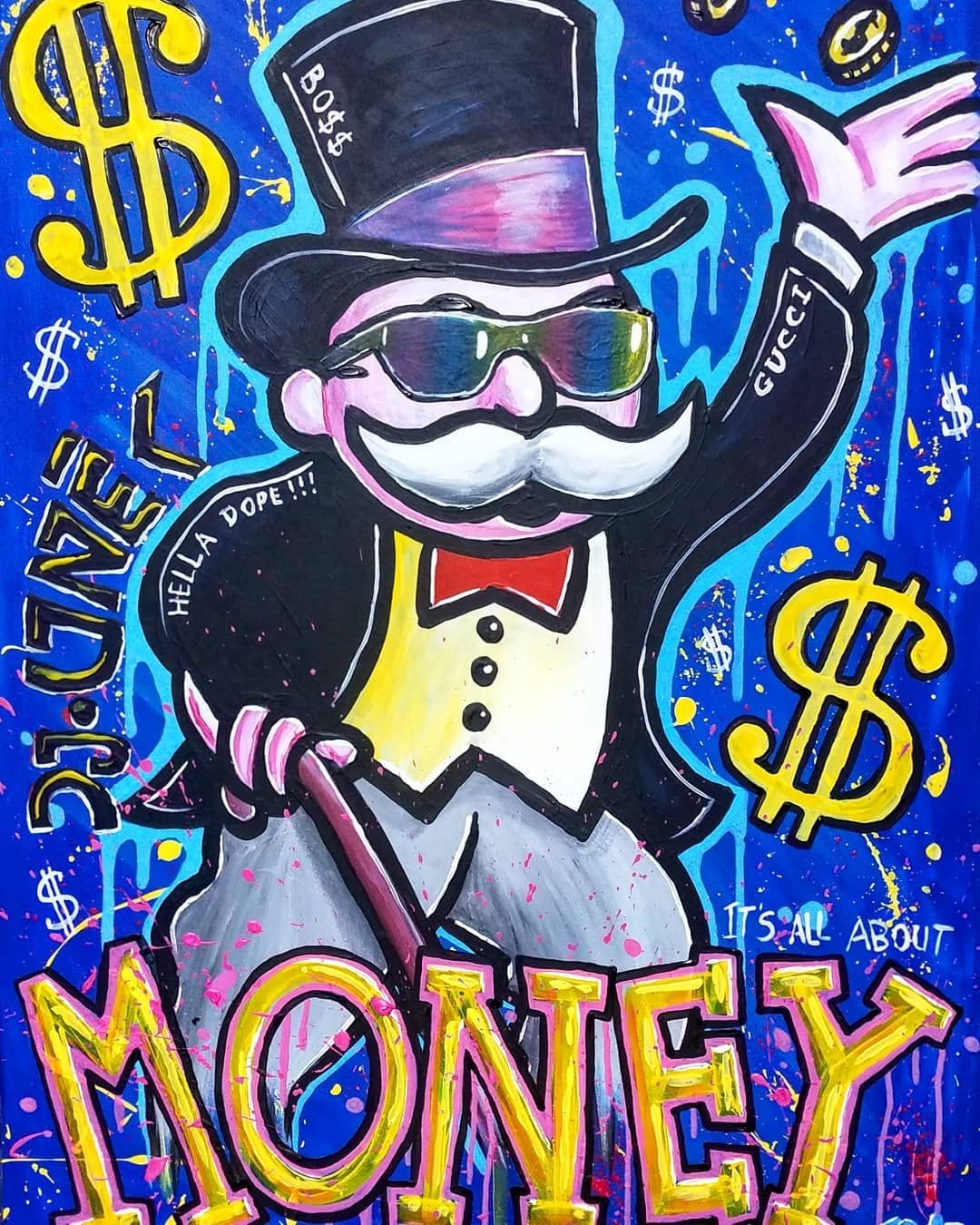 1080x1350 Custom Rich Uncle Pennybags Artwork, Phone