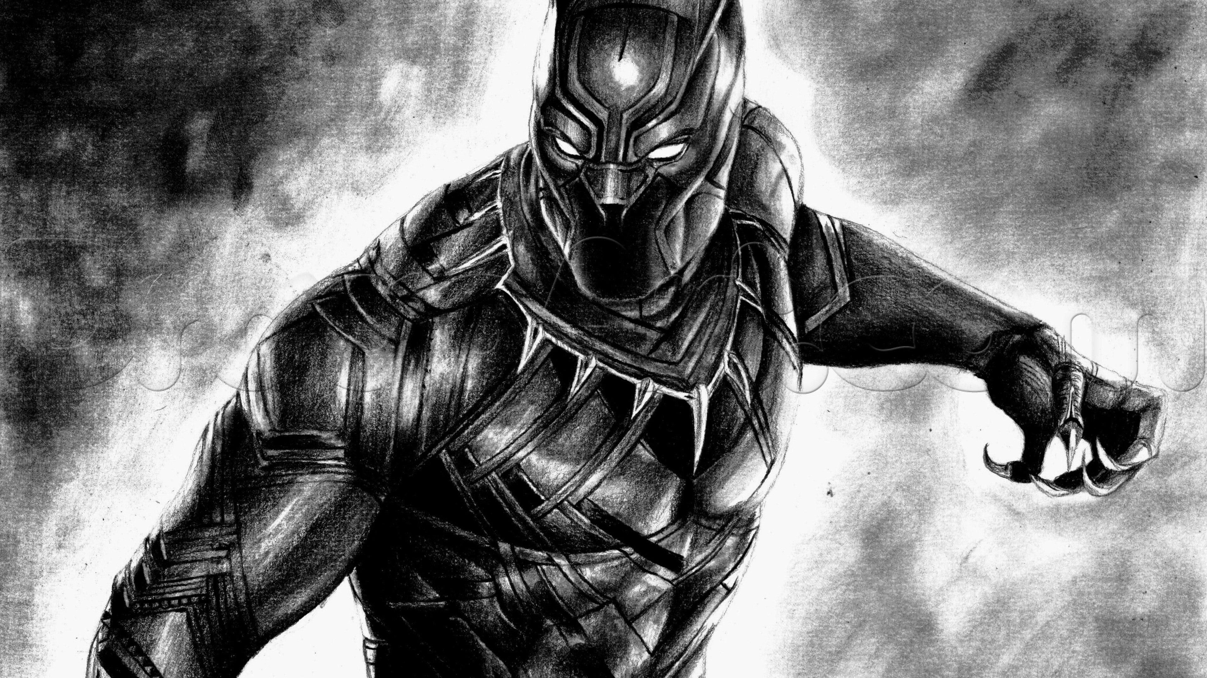 3840x2160 4K Black Panther Best Wallpaper 37845, Desktop