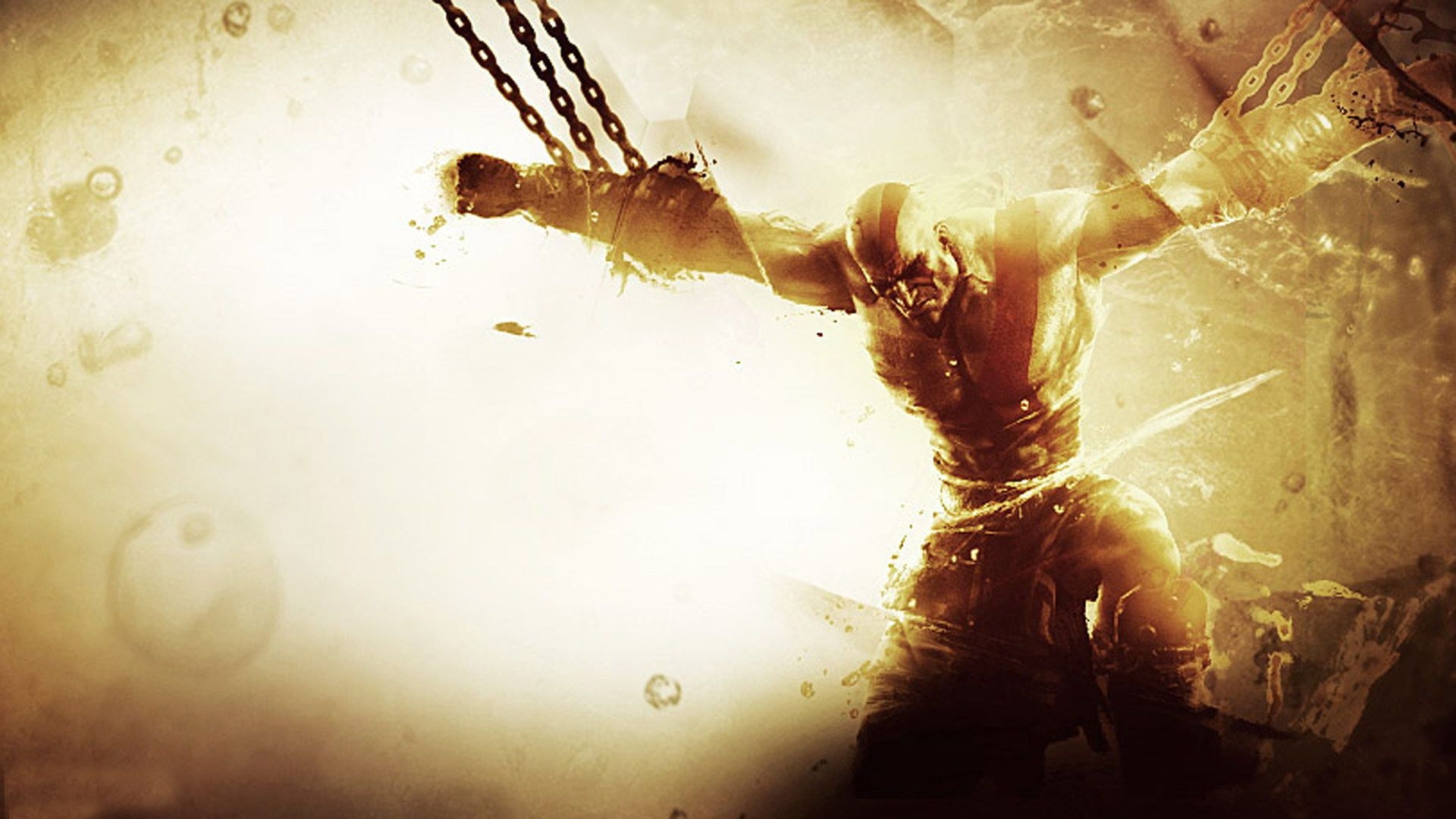 1920x1080 God of War III, Kratos Eyes HD desktop wallpaper, High Definition, Desktop