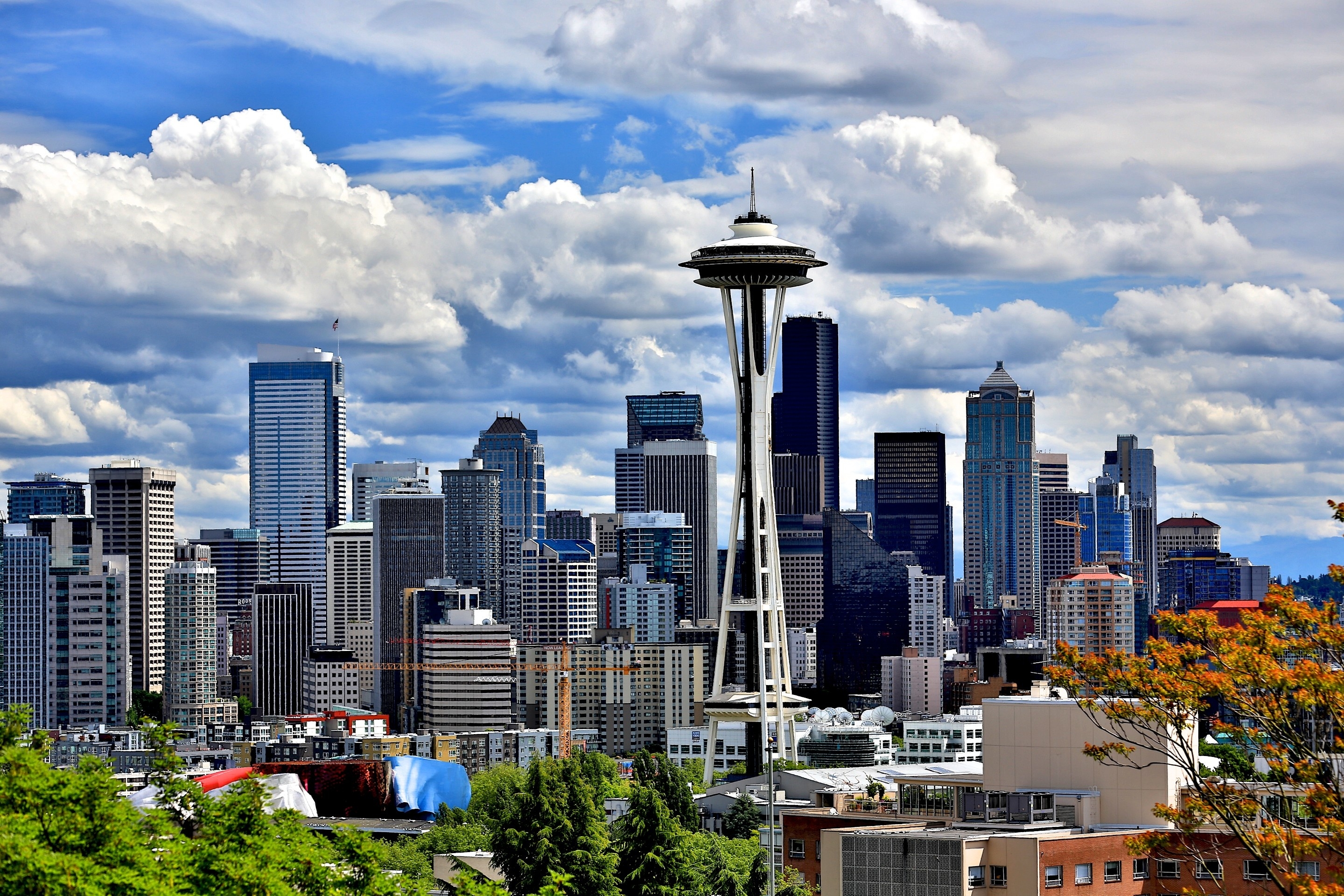 2880x1920 Seattle Washington wallpaper, Desktop