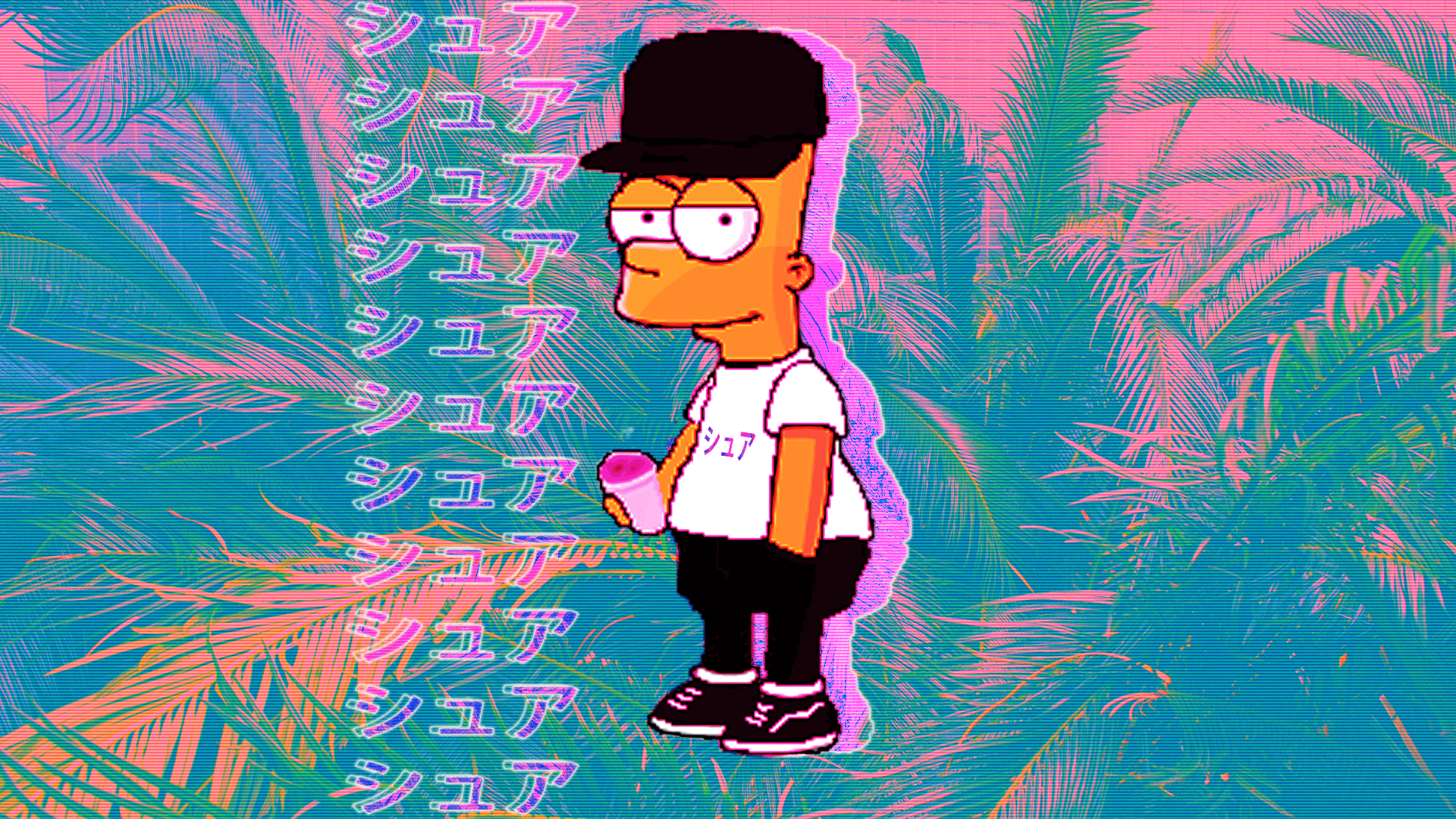 1920x1080 Bart Simpson Aesthetic Computer Wallpaper Free Bart Simpson Aesthetic Computer Background, Desktop