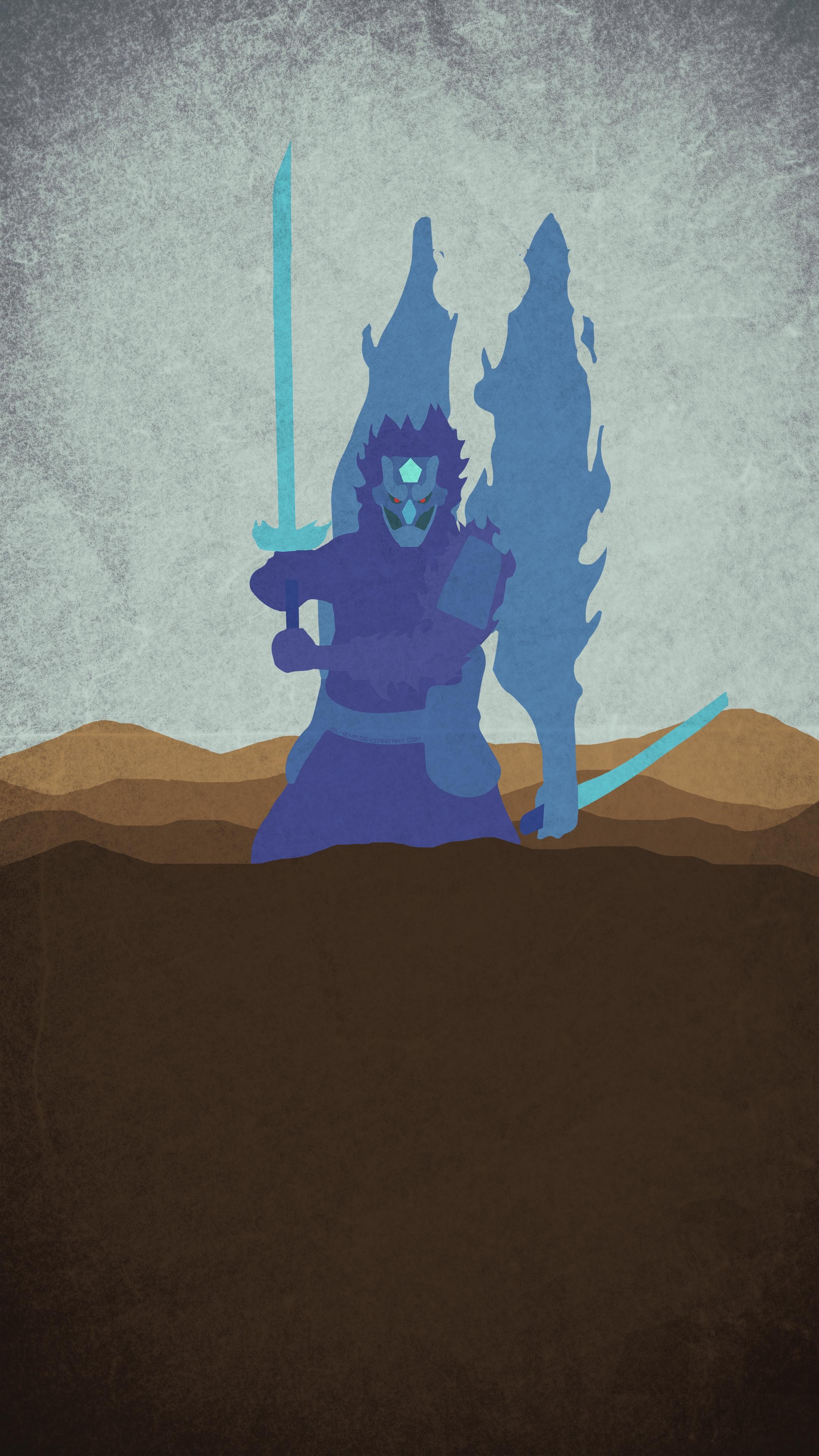 2160x3840 Madara's Susanoo Minimal Mobile Wallpaper, Phone