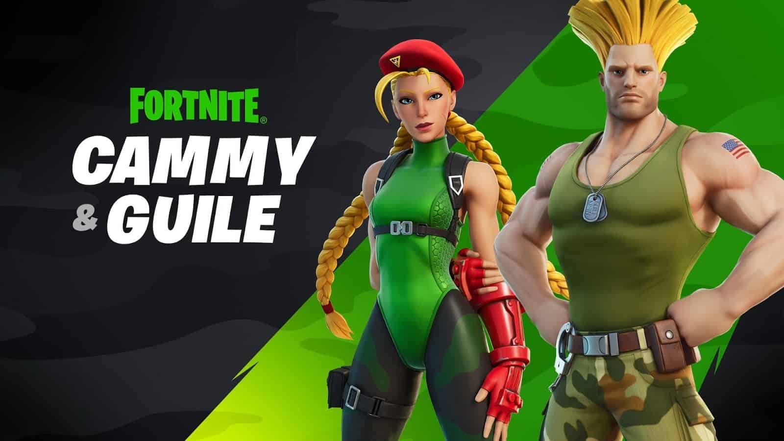 1600x900 Fortnite x Street Fighter Introduces Guile & Cammy As New Skins, Desktop