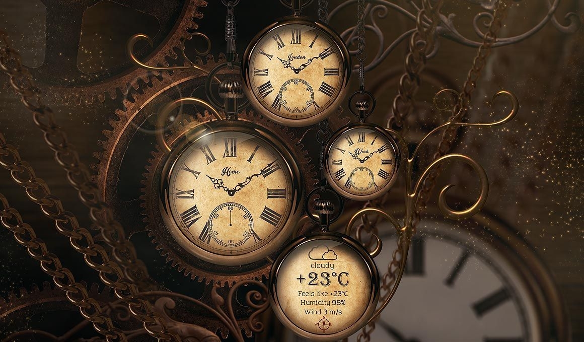 1160x680 Vintage Clock Wallpaper Free Vintage Clock Background, Desktop