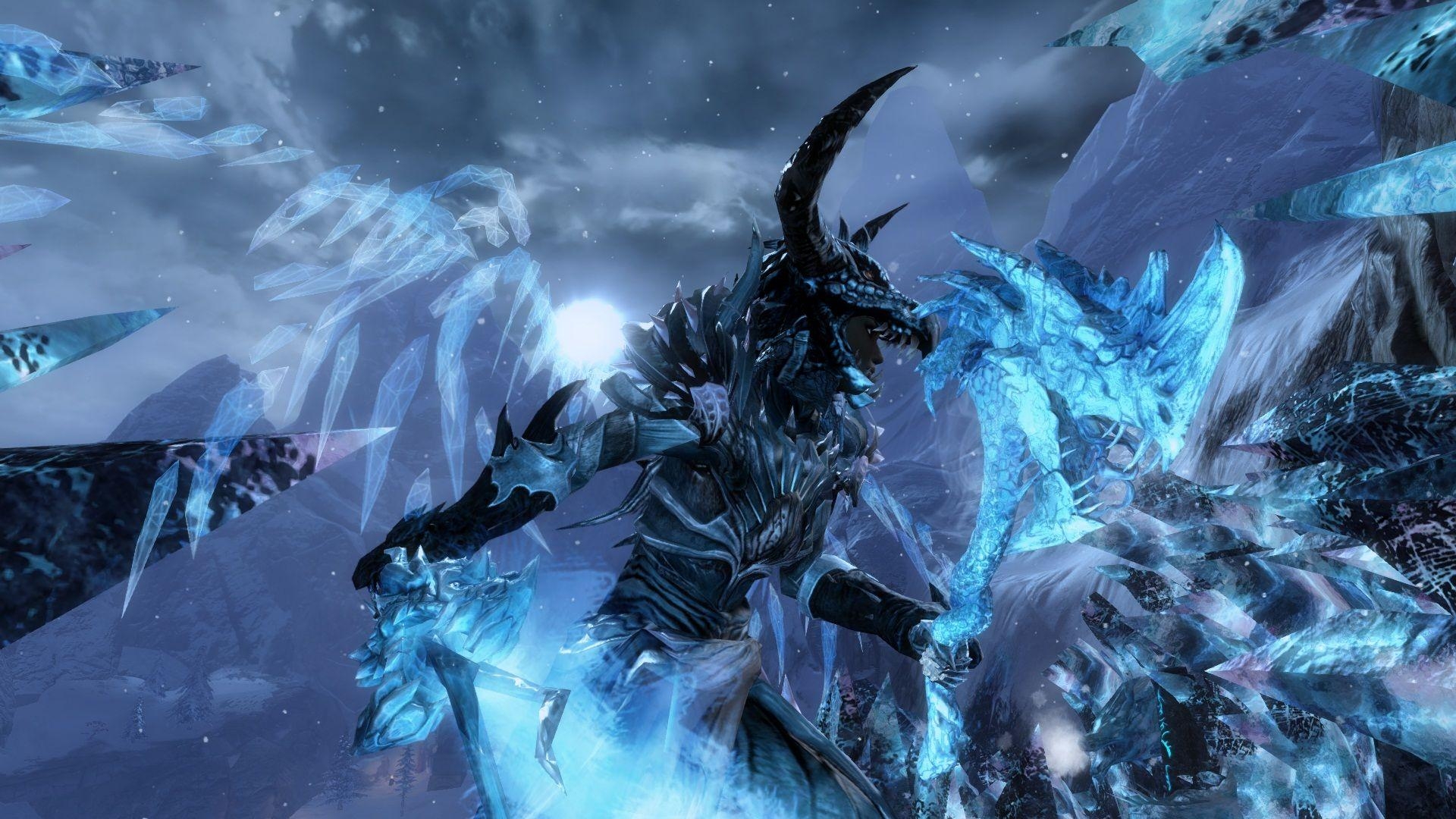 1920x1080 HD Ice Dragon Wallpaper, Desktop