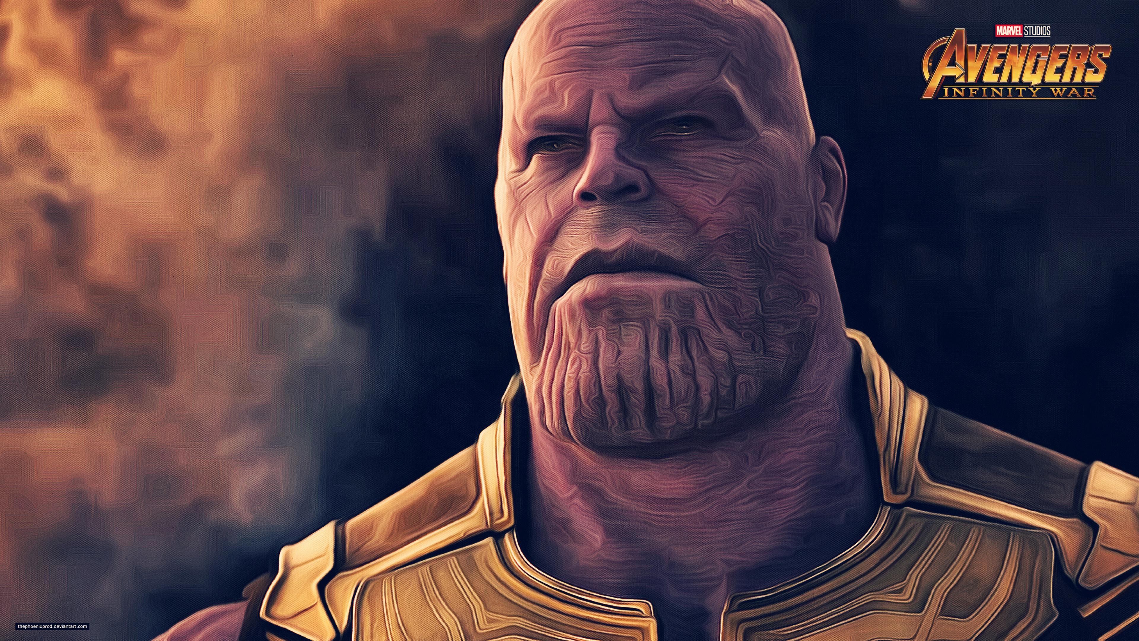 3840x2160 Avengers: Infinity War (2018) Thanos 4K UHD 16:9  Wallpaper, Desktop