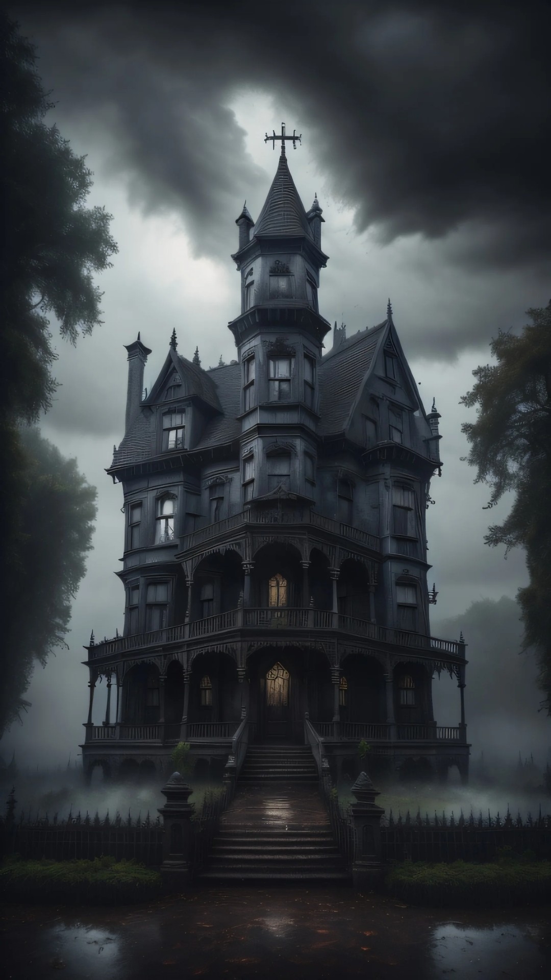 1080x1920 Best Haunted Mansion Wallpaper, Phone