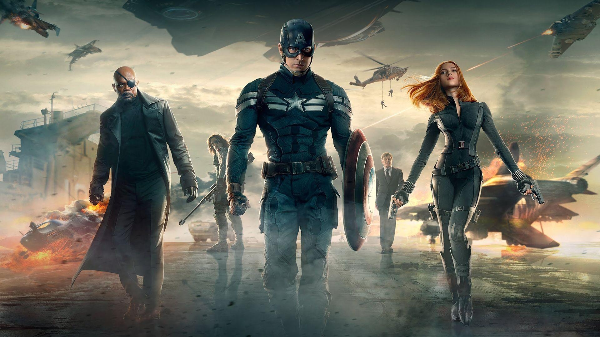 1920x1080 Nick Fury, Steve Rogers, Natasha Romanoff, Bucky Barnes, Alexander, Desktop