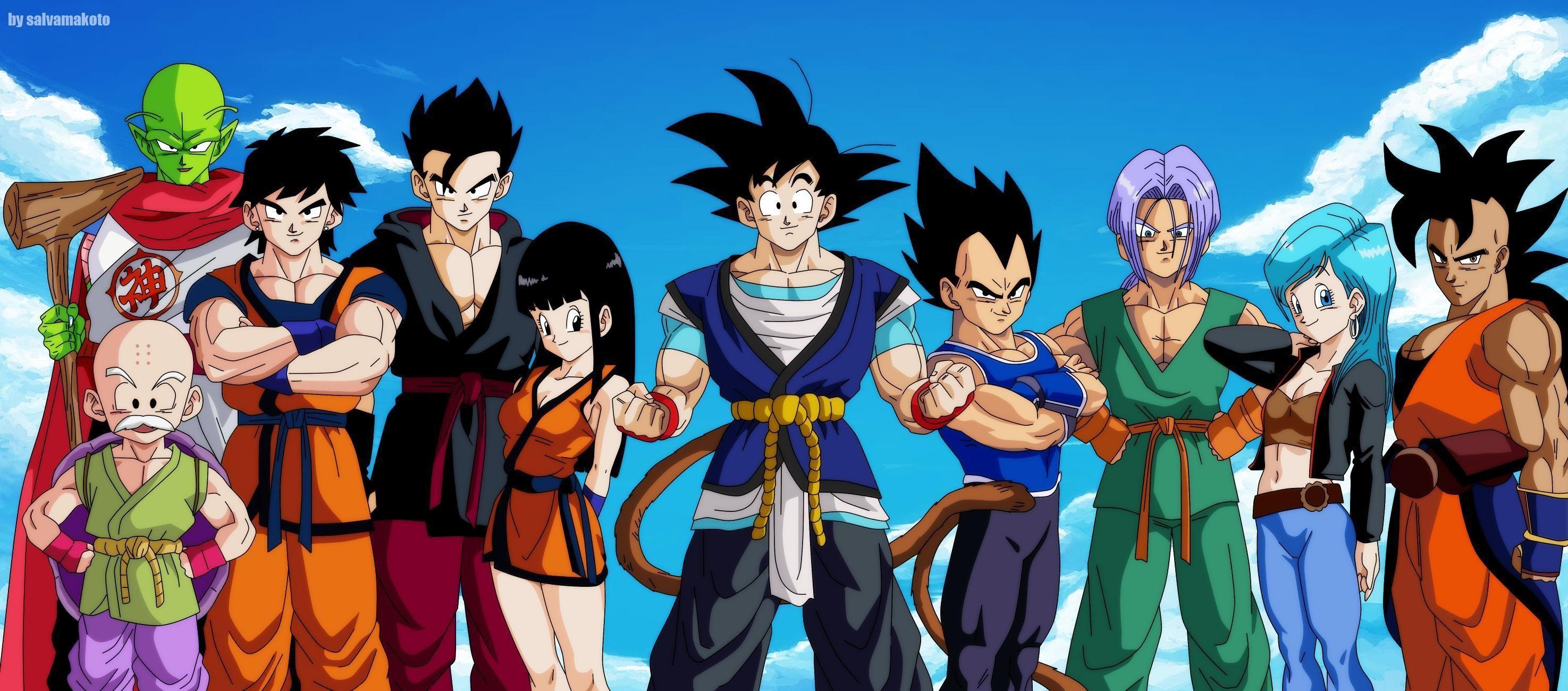 2950x1300 Gohan (Dragon Ball) HD Wallpaper, Dual Screen