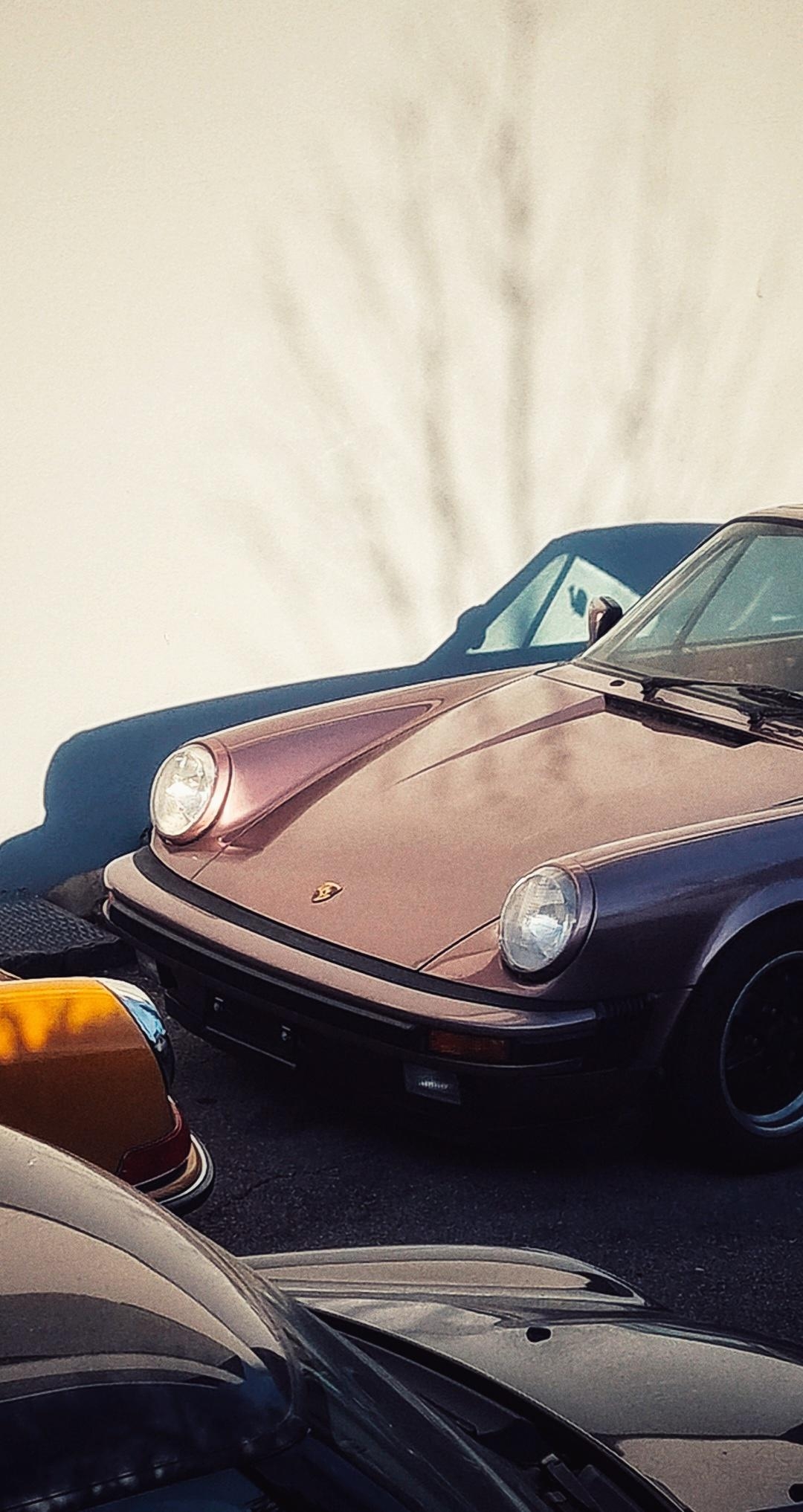 1080x2040 Old Porsches and Golden Hour, Phone