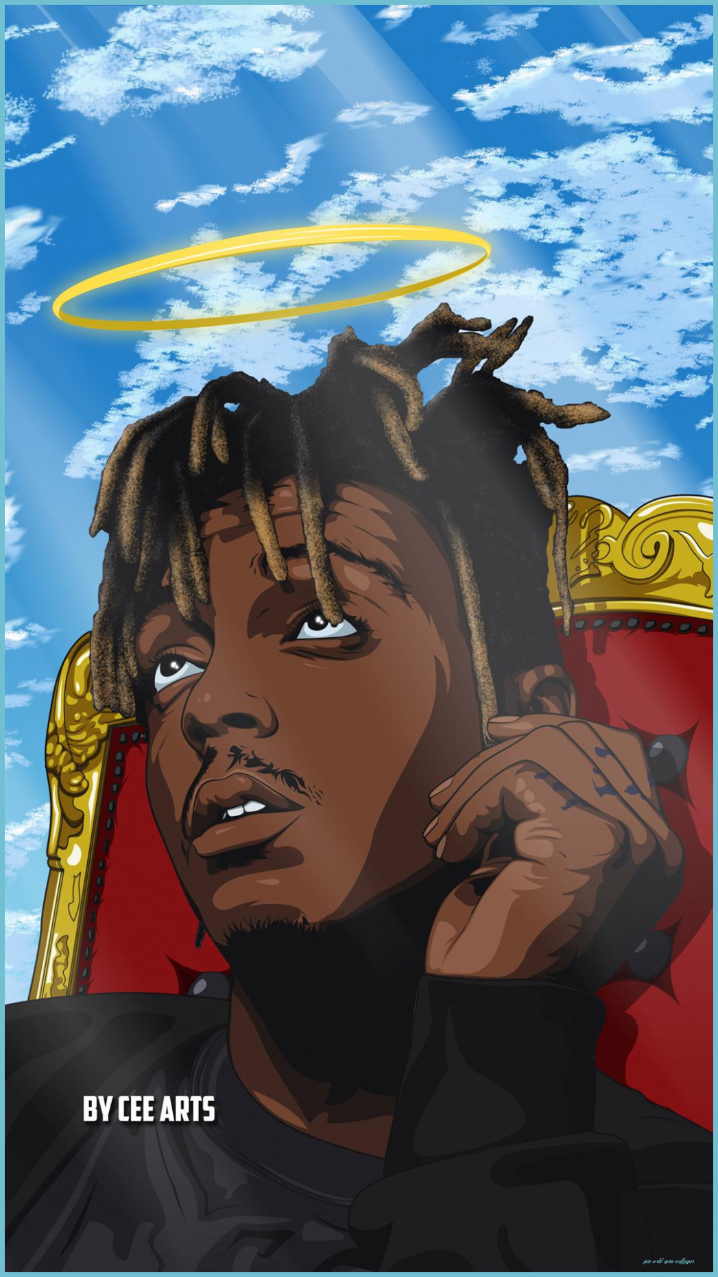 1050x1870 Juice Wrld Fan Art Anime Wallpaper Wrld Anime Wallpaper, Phone