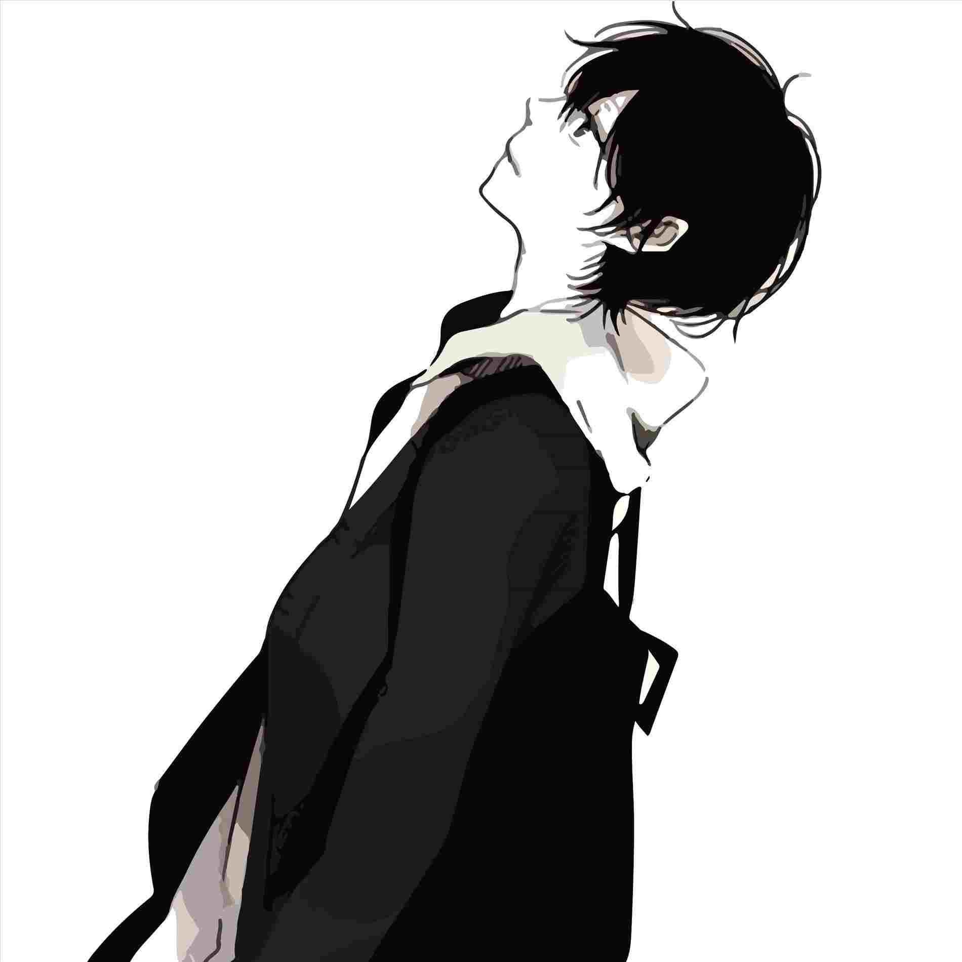 1900x1900 Veda Aco Wallpaper: Wallpaper HD Anime Sad Boy, Phone