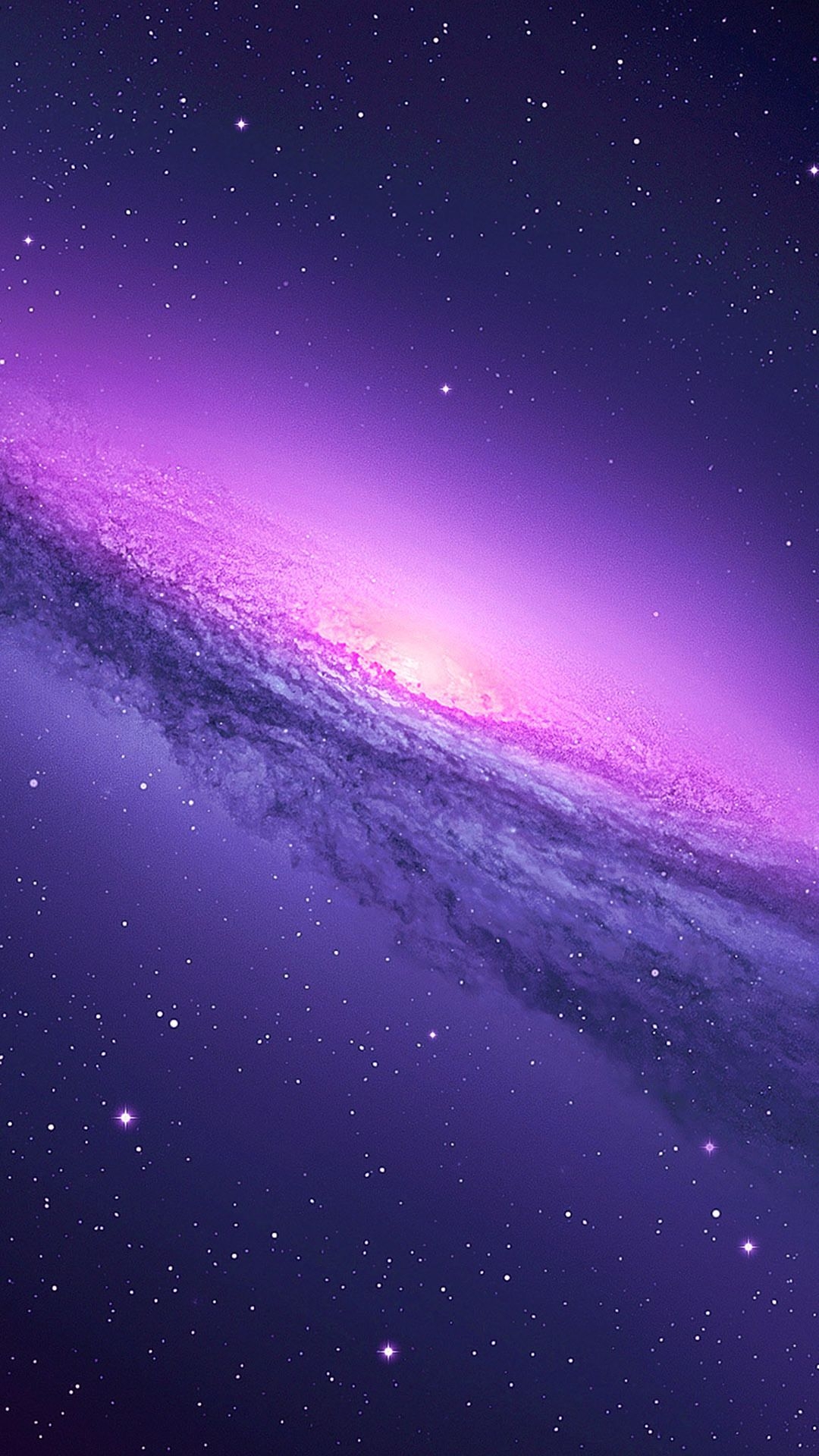 1080x1920 Purple Galaxy iPhone Wallpaper, Phone