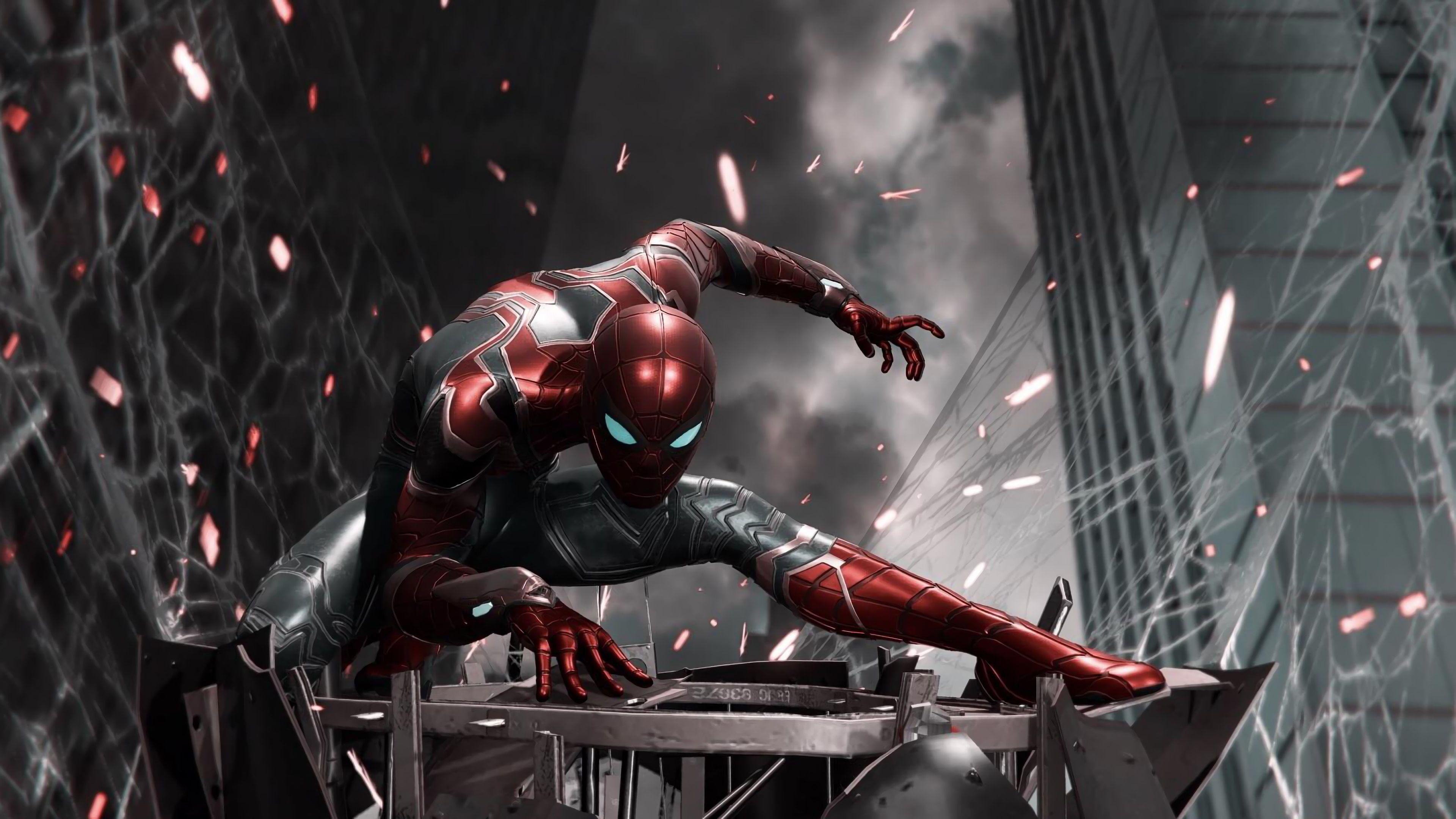 3840x2160 Spiderman Iron Suit Ps HD Games, 4k Wallpaper, Image, Desktop