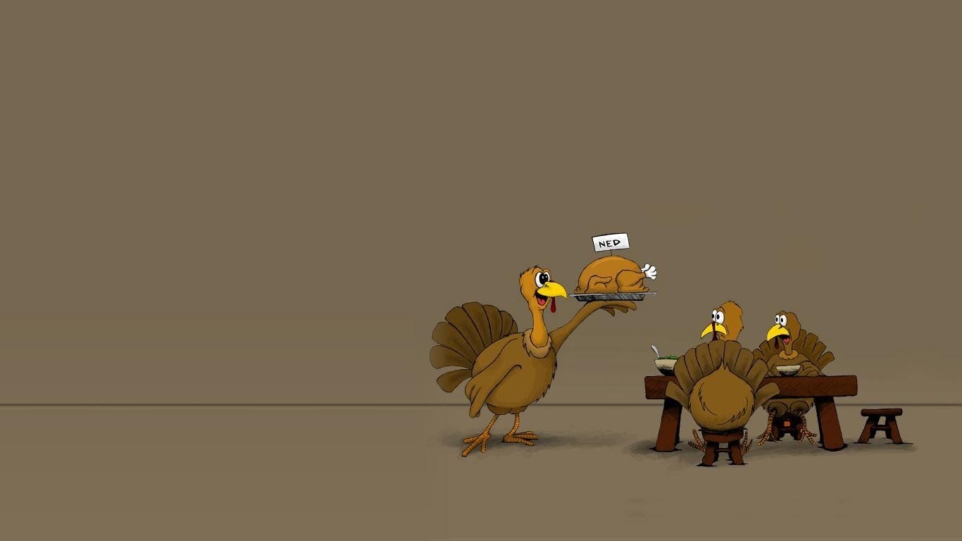 1370x770 Free Funny Thanksgiving Wallpaper, Desktop