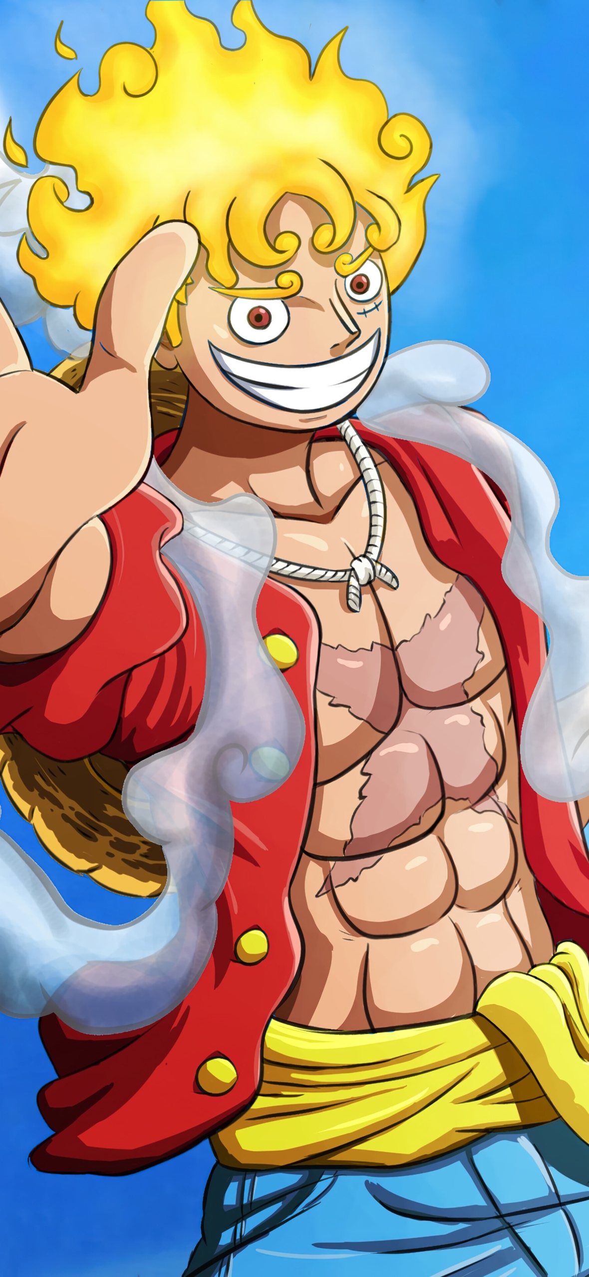 1180x2560 Gear 5 One Piece iPhone Wallpaper, Phone