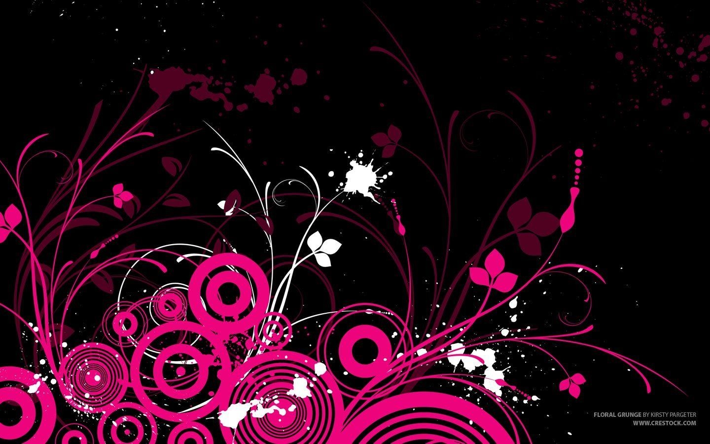 1440x900 Black And Pink Wall Art Cool HD Wallpaper Bedroom Decorating Ideas, Desktop