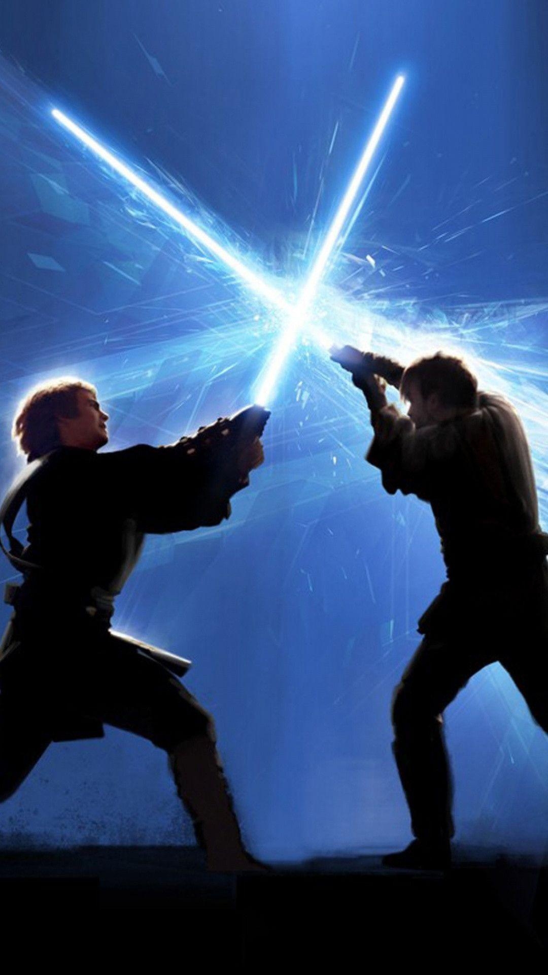 1080x1920 Anakin Vs Obi Wan: Battle Of The Heroes Wars Episode III, Phone