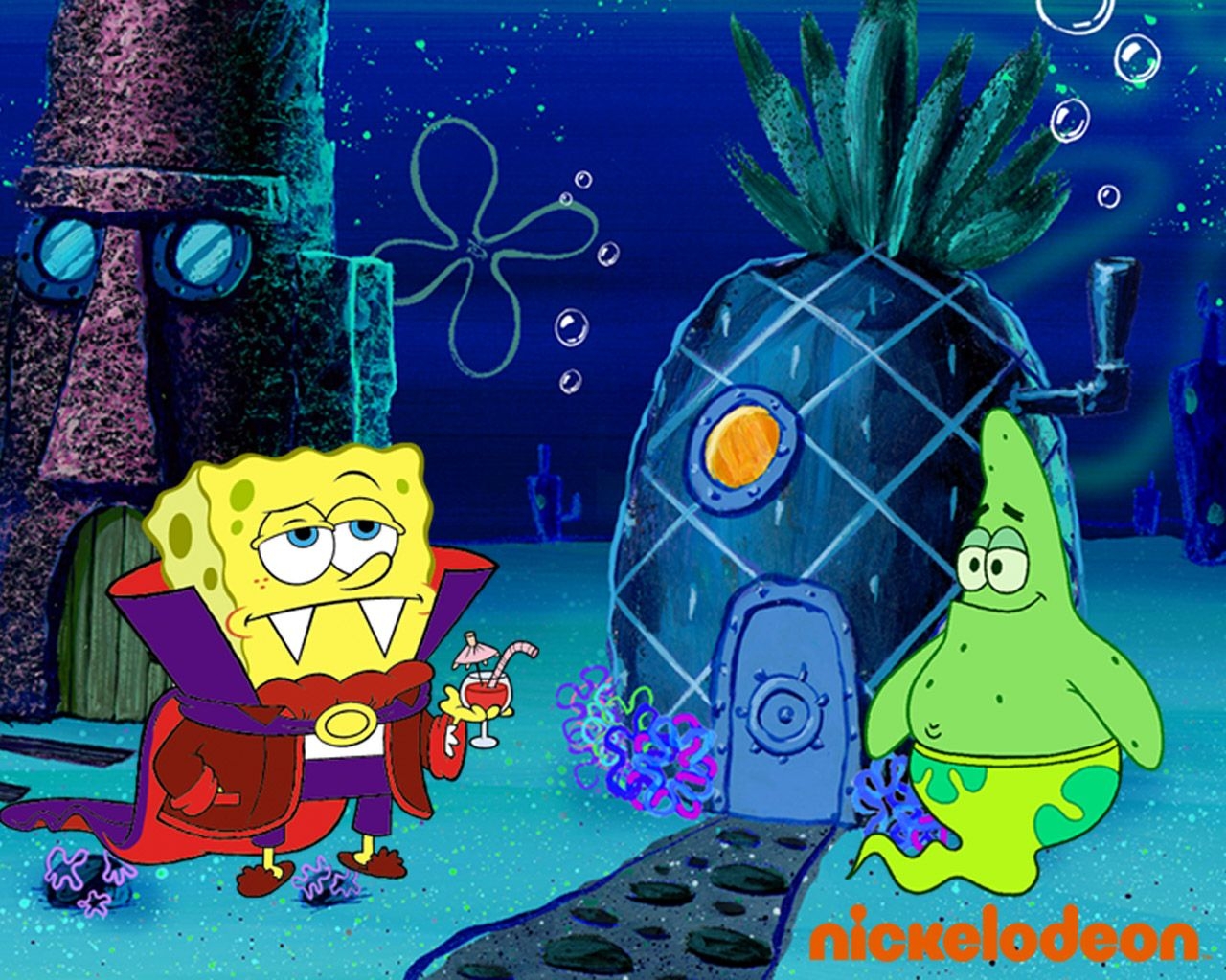 1280x1030 SpongeBob and Patrick Wallpaper, Desktop