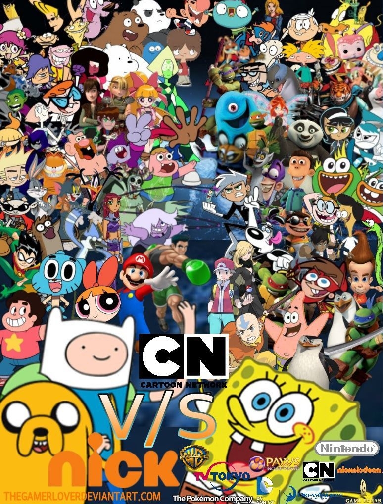 780x1020 Cartoon Network vs Nick Wallpaper by.com, Phone