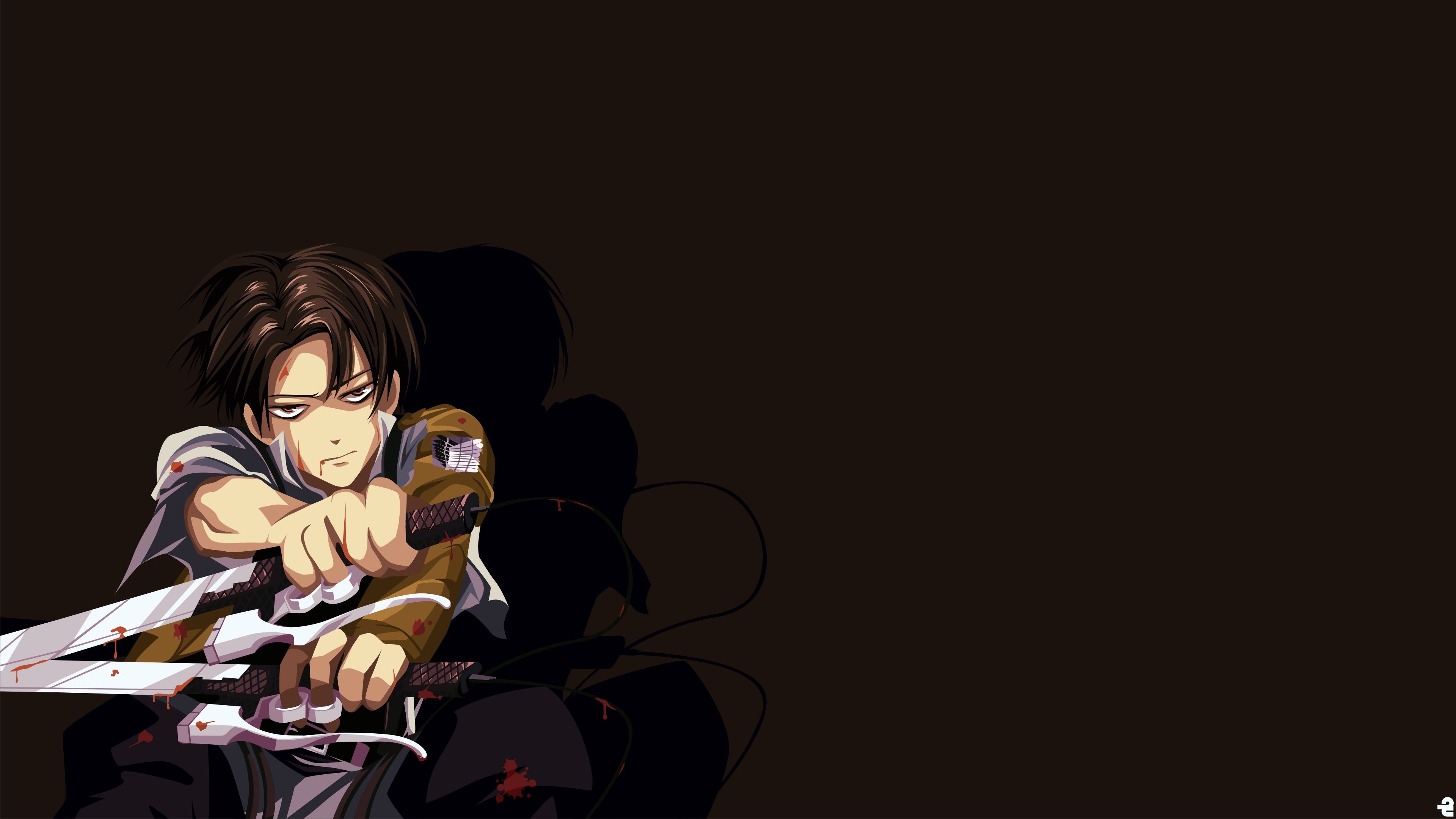 3840x2160 Desktop Wallpaper Anime Boy, Levi Ackerman, Attack On Titan, HD Image, Picture, Background, Cylb F, Desktop