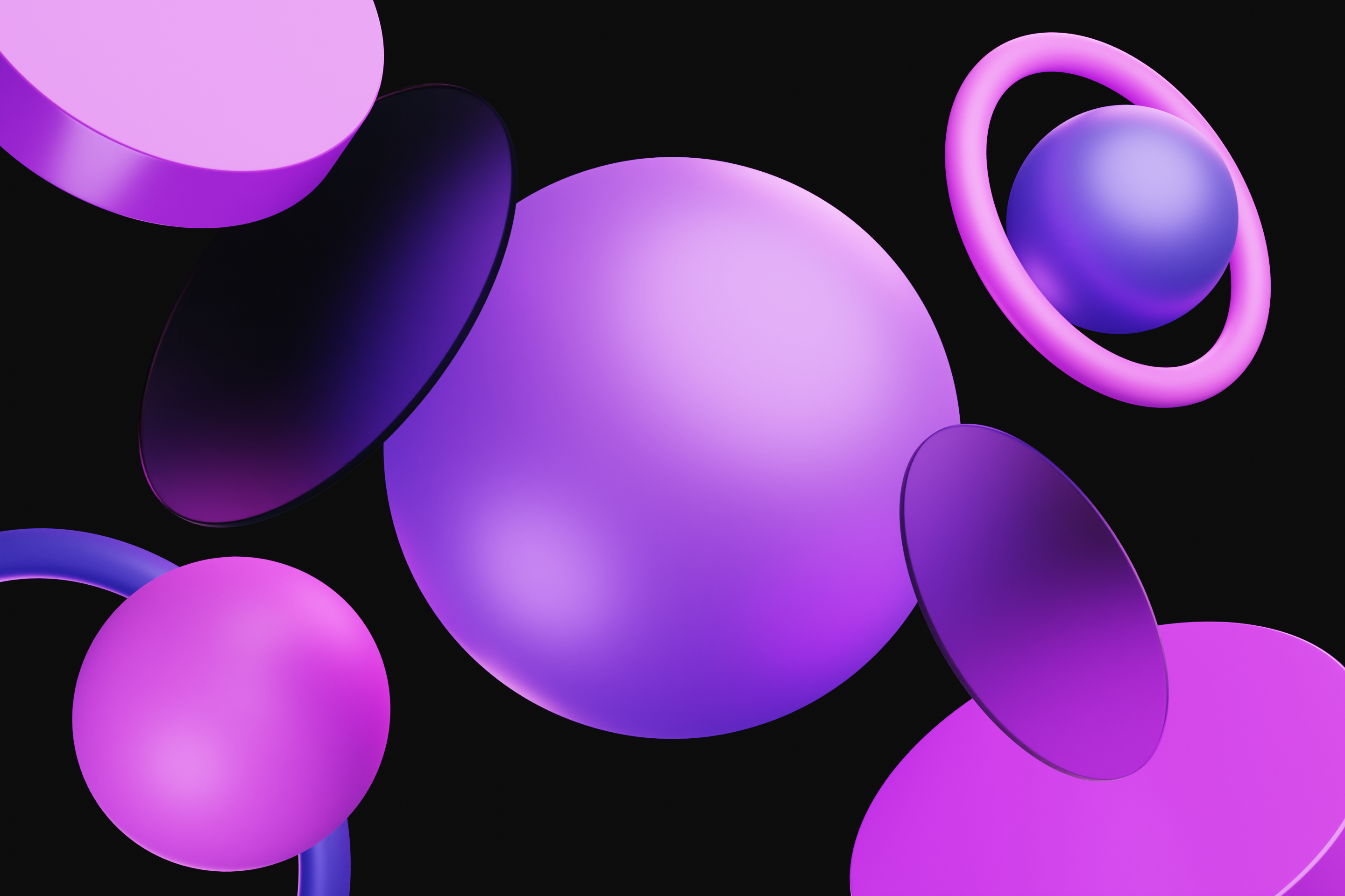 2880x1920 Spheres Wallpaper 4K, Shapes, Oval, Desktop