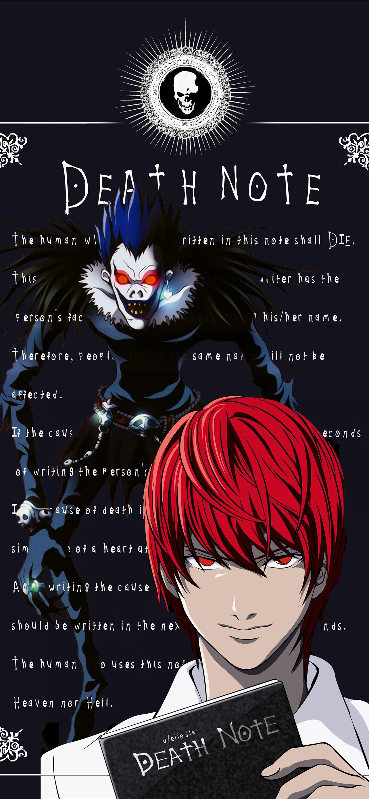 1290x2780 Best Death note iPhone HD Wallpaper, Phone