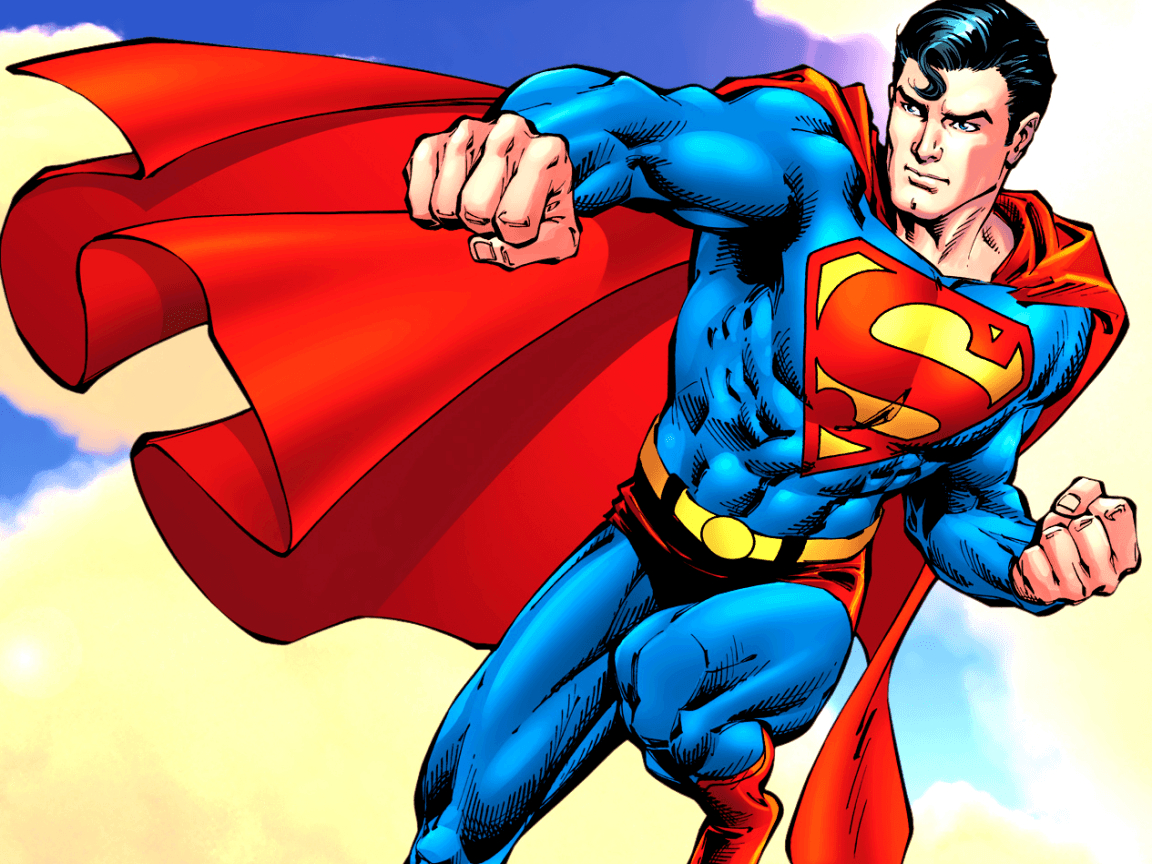 1160x870 Superman Cartoon Wallpaper, Desktop