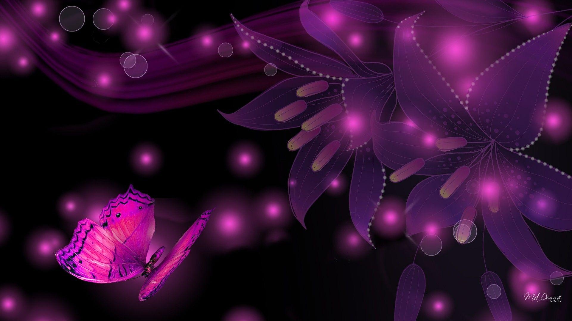 1920x1080 Beautiful Pink And Black Image & Wallpaper for PC & Mac, Tablet, Desktop