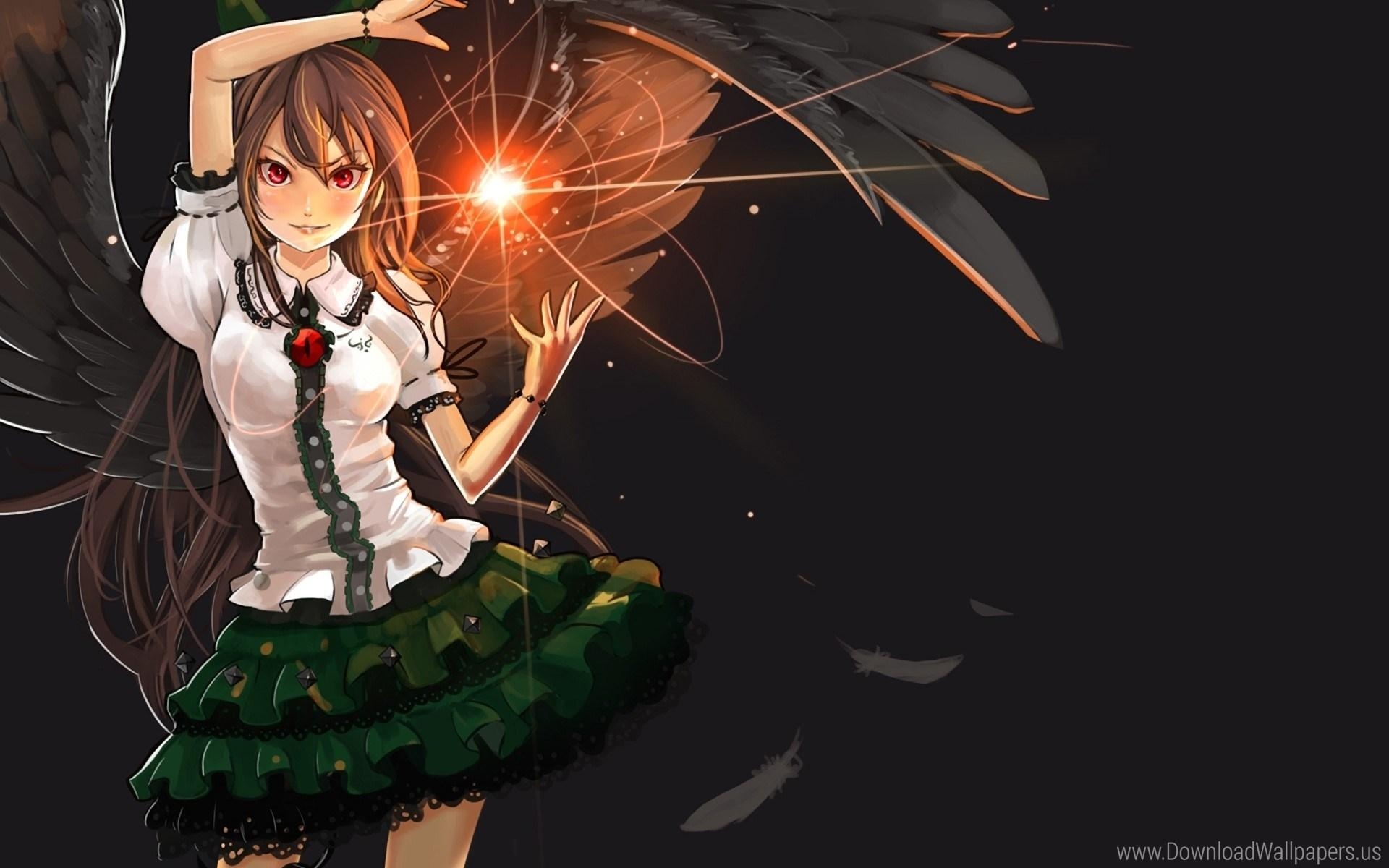 1920x1200 Anime Girl Fire Ball Wallpaper & Background Download, Desktop