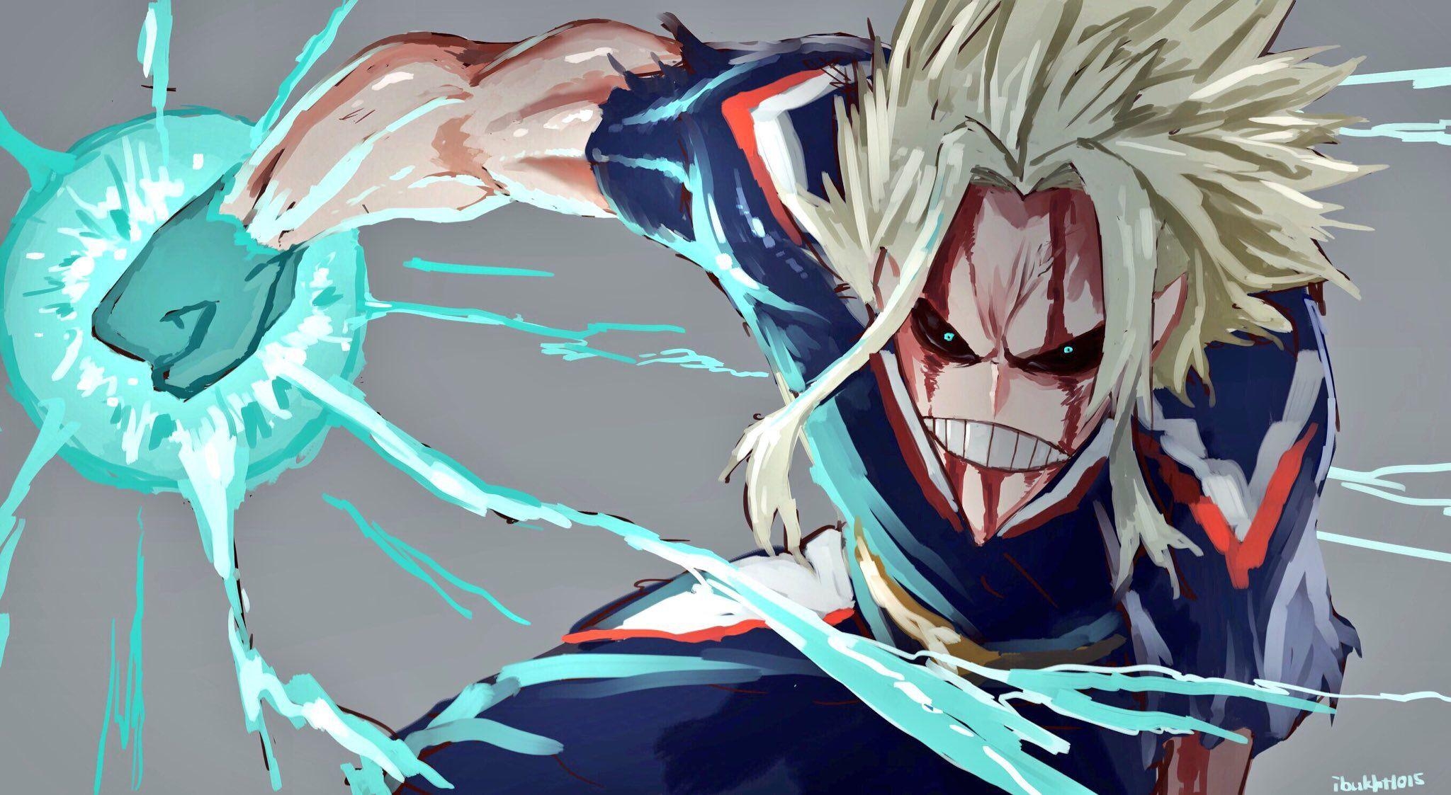 2050x1130 Wallpaper Anime, My Hero Academia, Blood, All Might Desktop Picture, Desktop