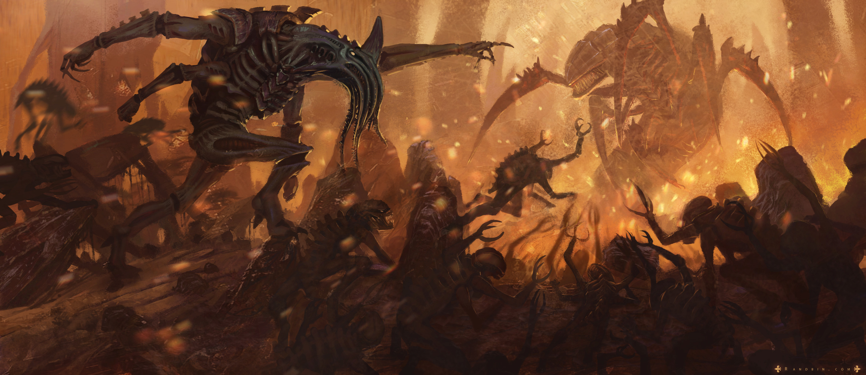 2770x1200 Warhammer HD Wallpaper and Background, Dual Screen