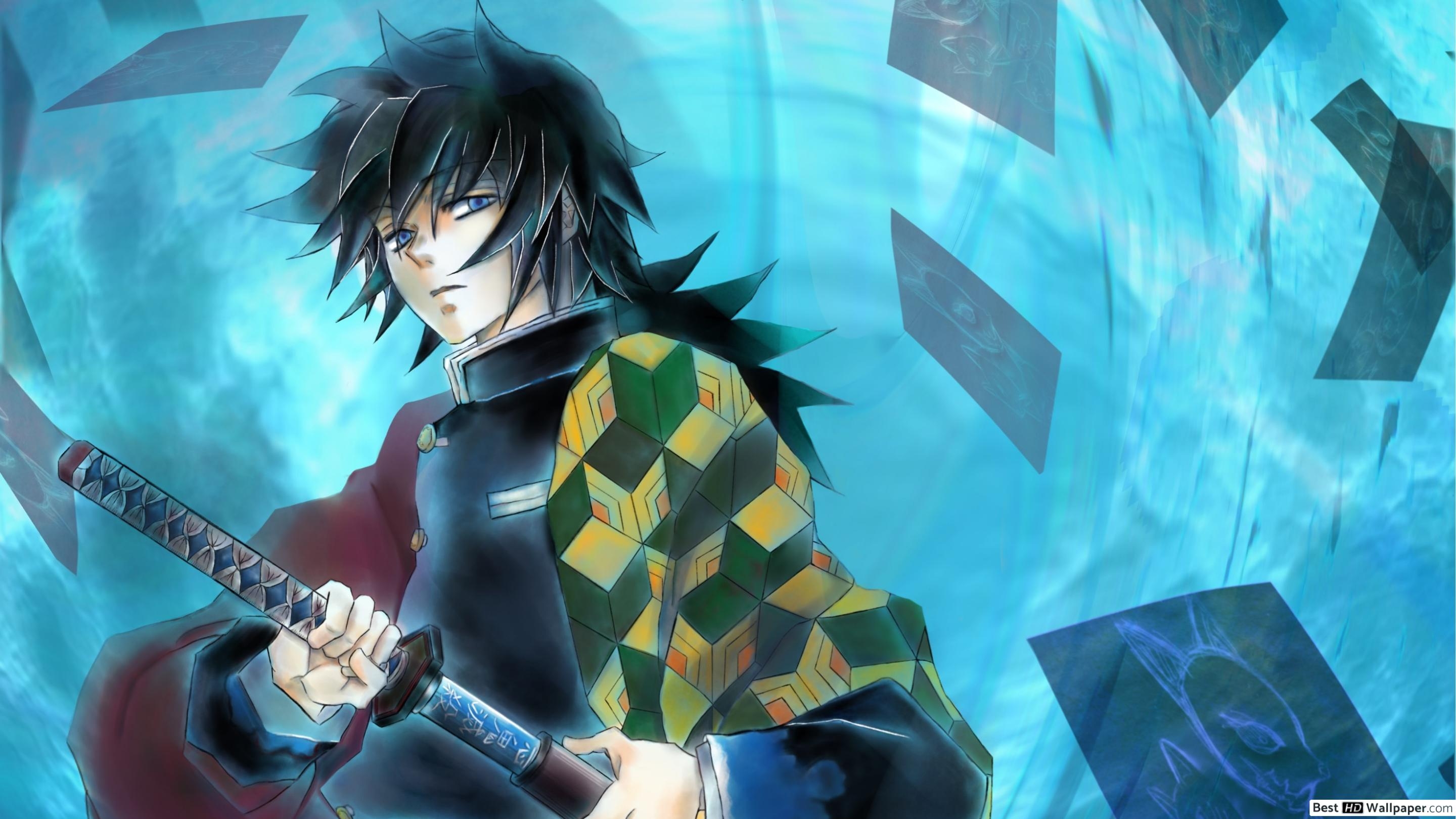 2880x1620 Demon Slayer, Kimetsu No Yaiba Tomioka HD wallpaper download, Desktop