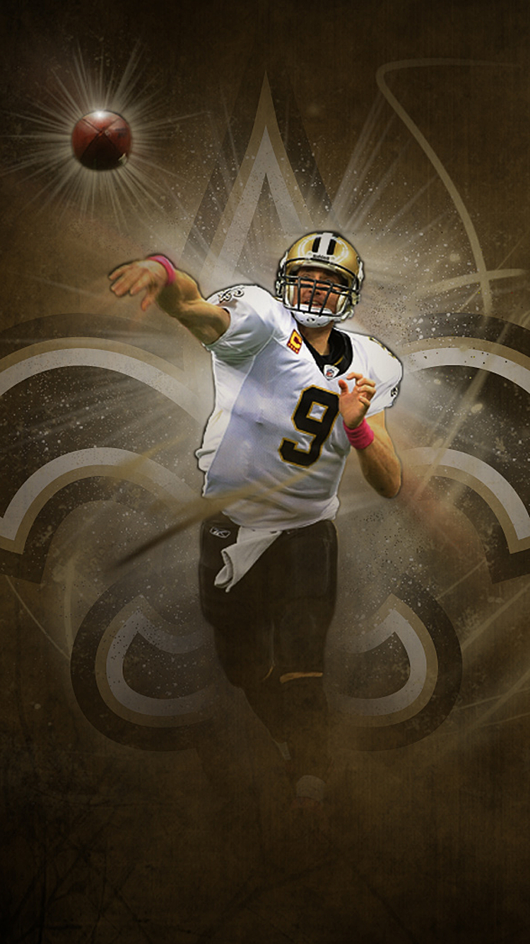 750x1340 Saints Football iPhone Wallpaper, Phone