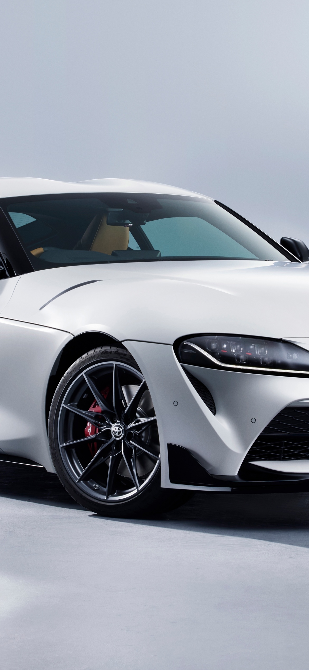 1170x2540 Toyota GR Supra RZ Matte White Edition Wallpaper 4K, 5K, Cars, Phone